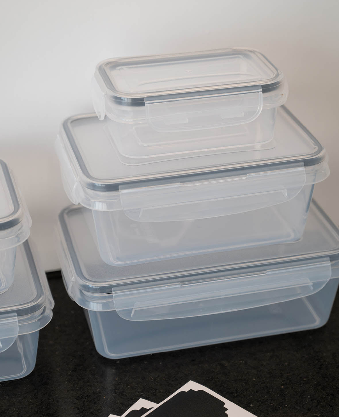 (Set of 20) Food Storage Containers Leakproof Microwave Lunch Box