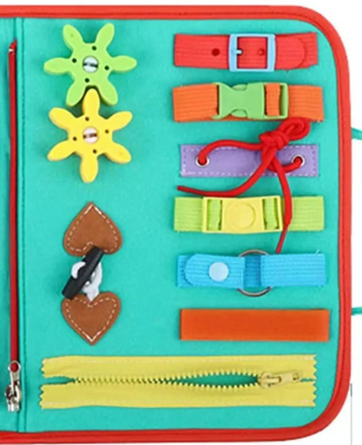 Lernspielzeug Klett Busy Board – 59 Teile, Montessori Prinzip