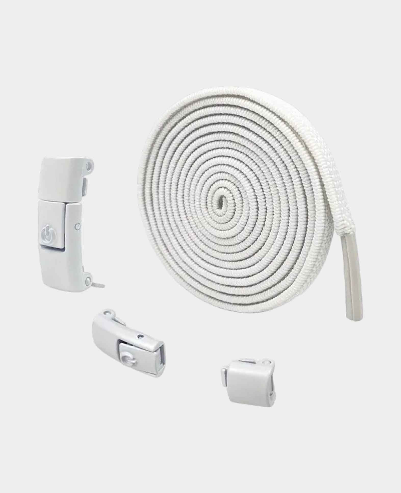 (1 Pair) 8mm Elastic No-Tie Shoelaces Quick Lock System