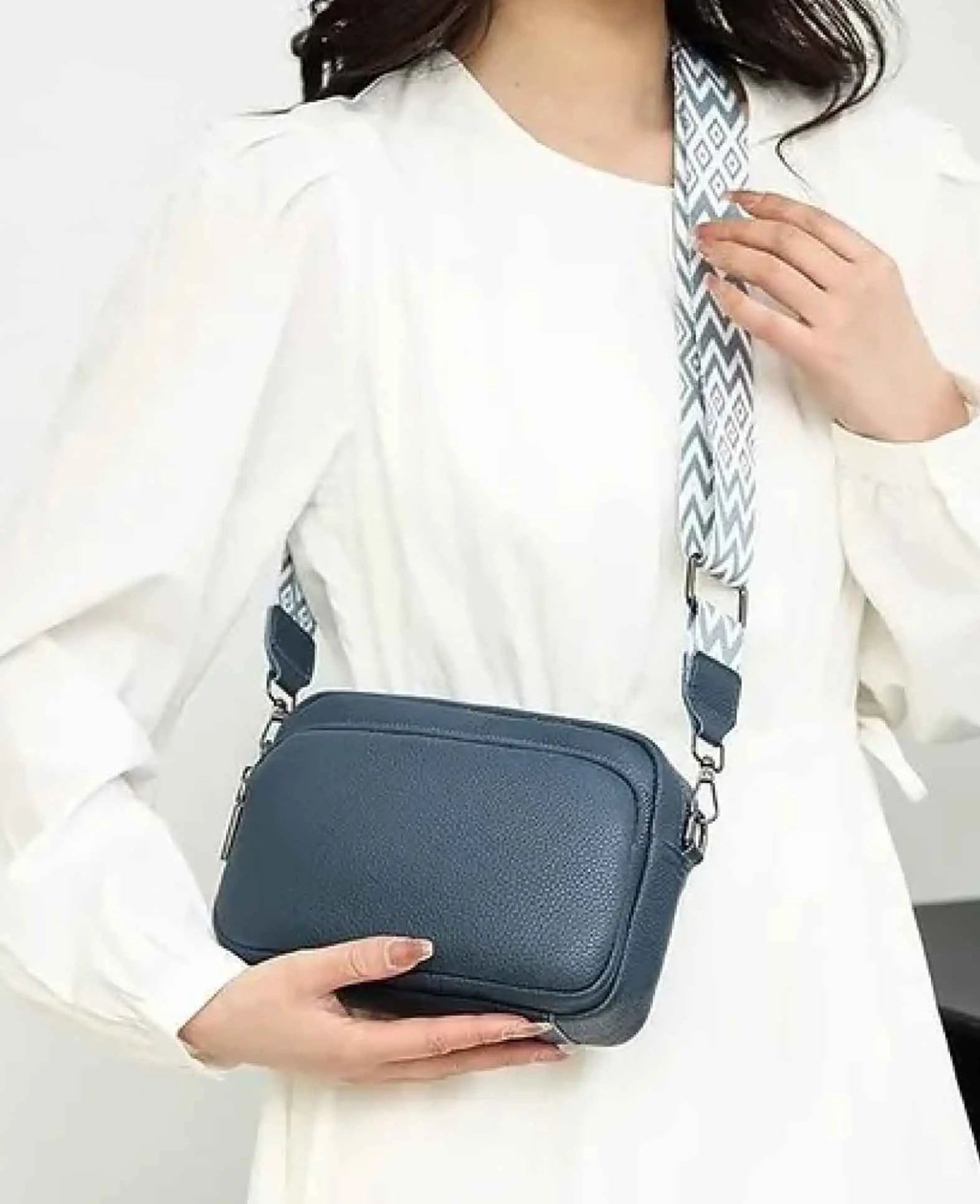 (21x15cm) Genuine Leather Shoulder Bag Fashion Crossbody Bag Shoulder Bag
