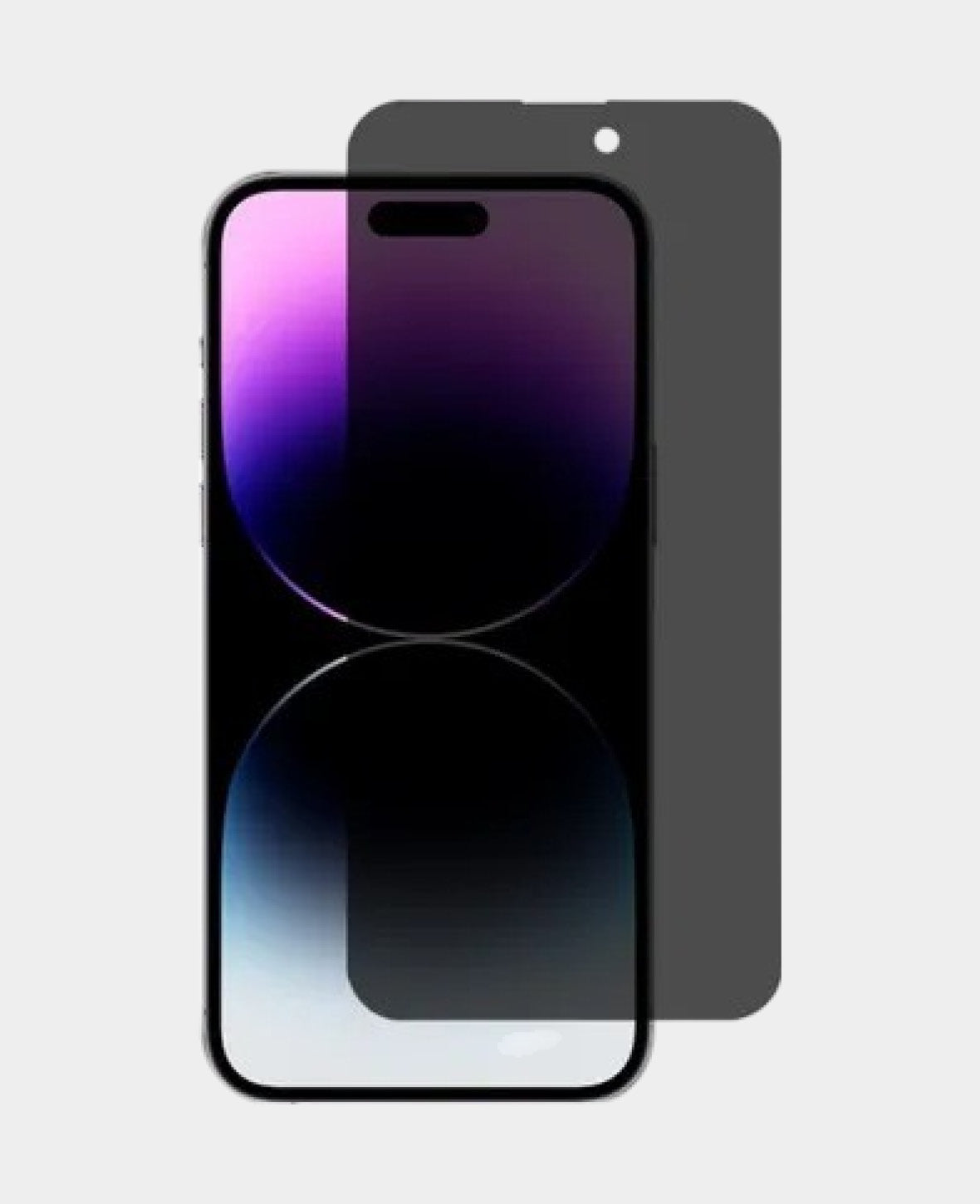 iPhone 15 Pro Max Privacy Vollbild Panzer Glas Display Full-Screen (An