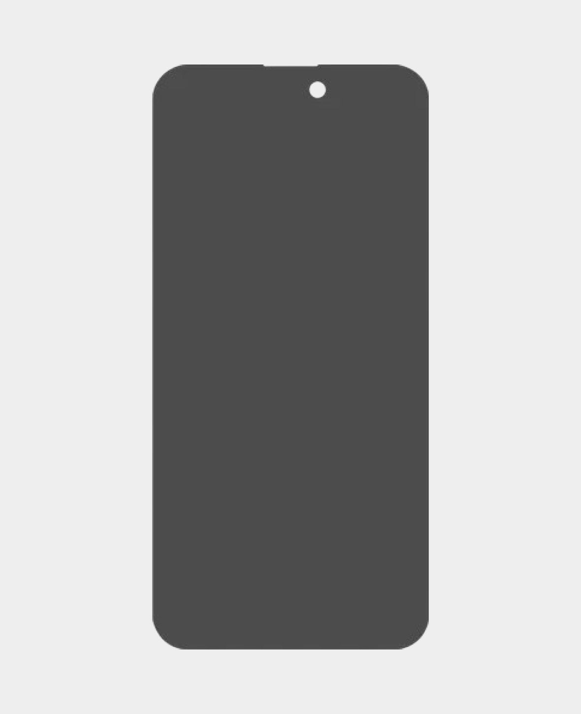 iPhone 15 Pro Max Privacy Vollbild Panzer Glas Display Full-Screen (An