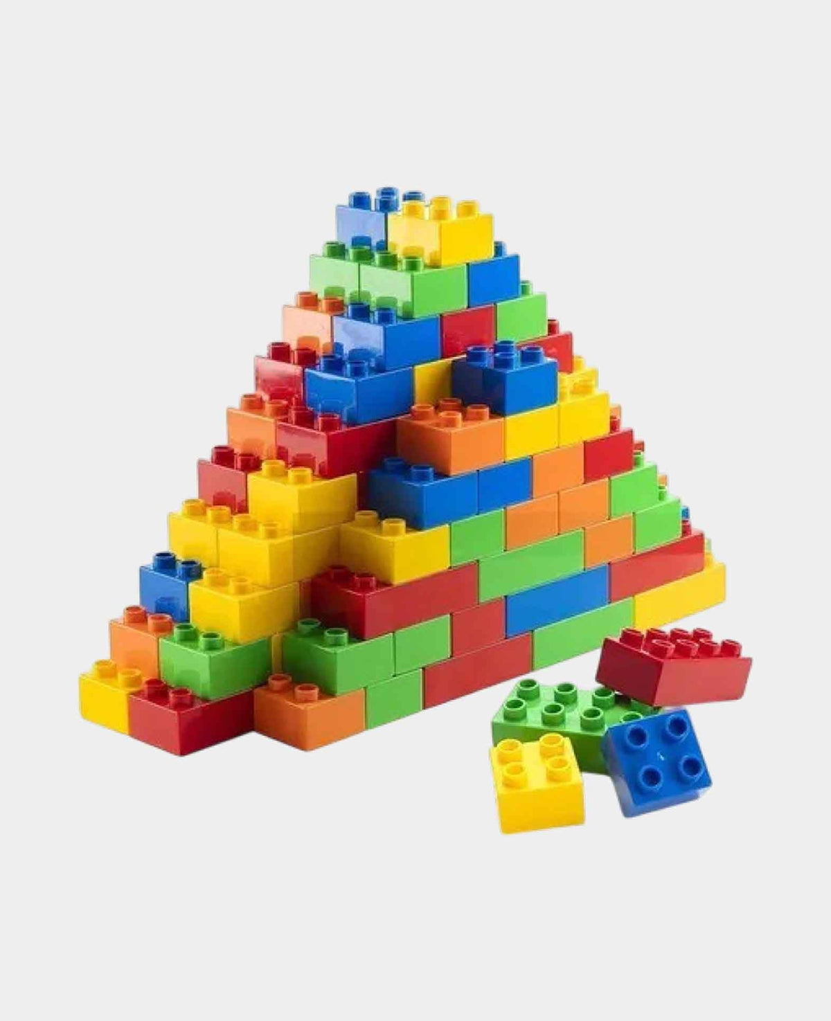 Kunstoff Bausteine Kinder Klemmbausteine Bauklötze, Assortiert, 50 Stk.