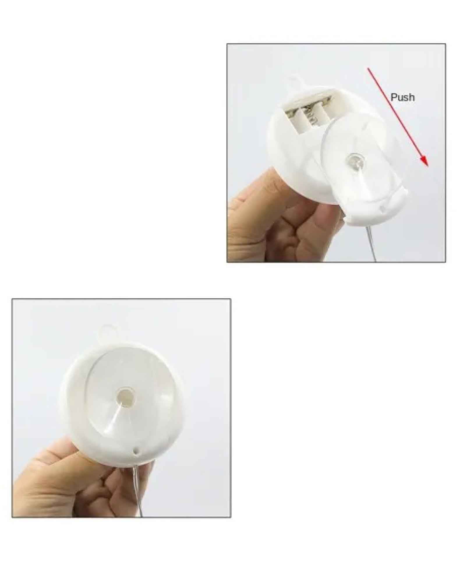 Weihnachtlicher LED Deko Stern mit Saugnapf für Fenster, 18 × 19cm