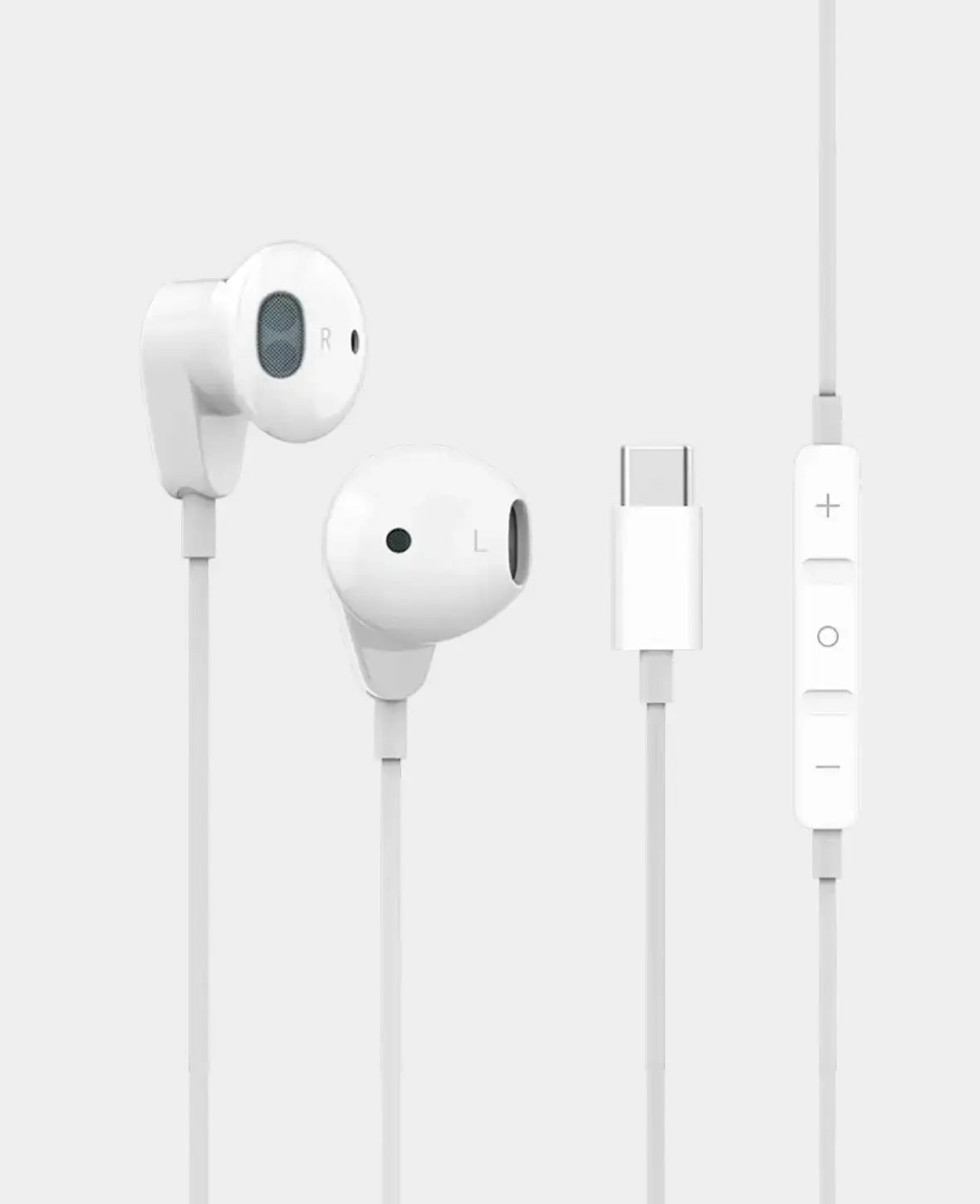 In-Ear Headphones USB-C with Microphone and Volume Control - W