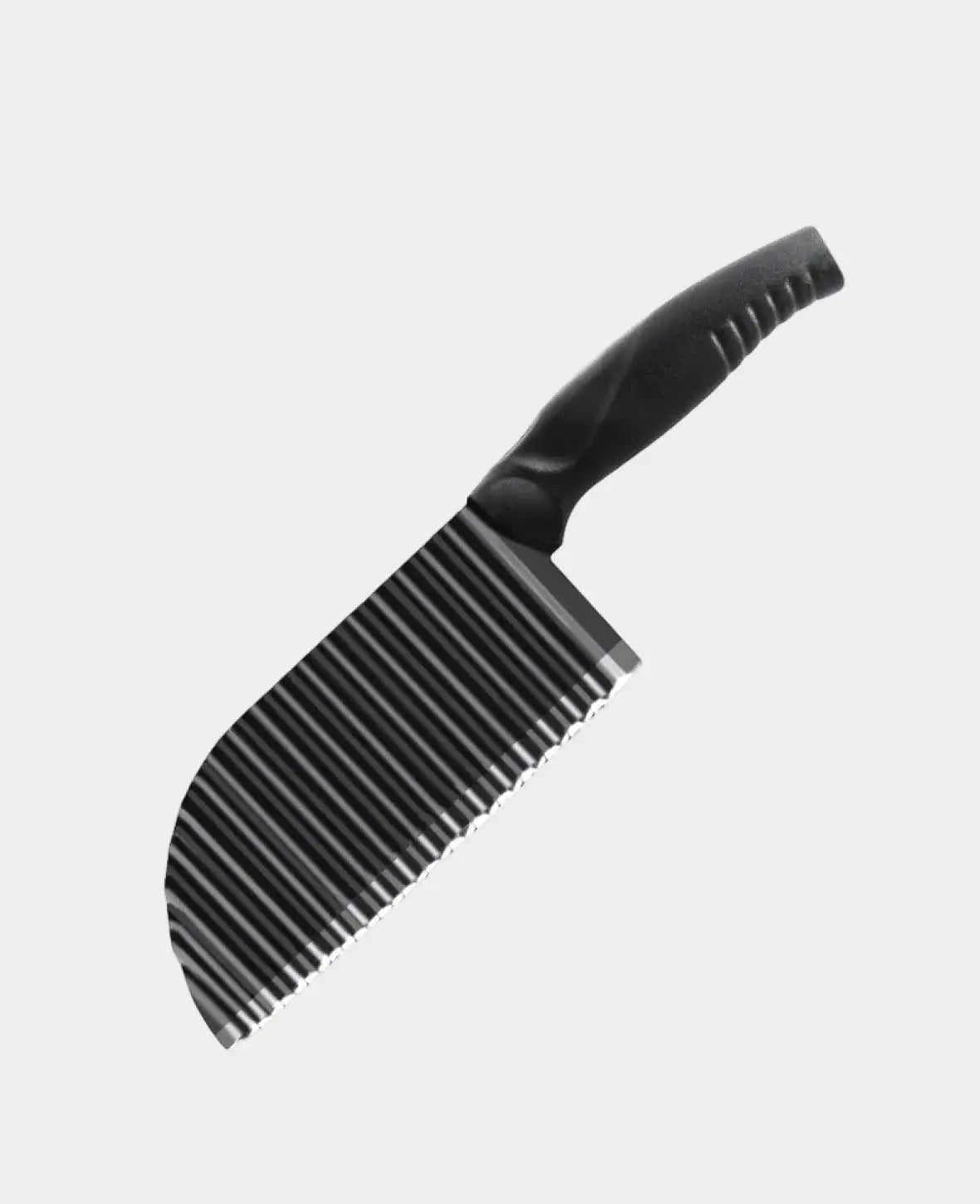 (29cm) Stainless Steel Wavy Knife, Multifunctional Crinkle Cutter for Fries /