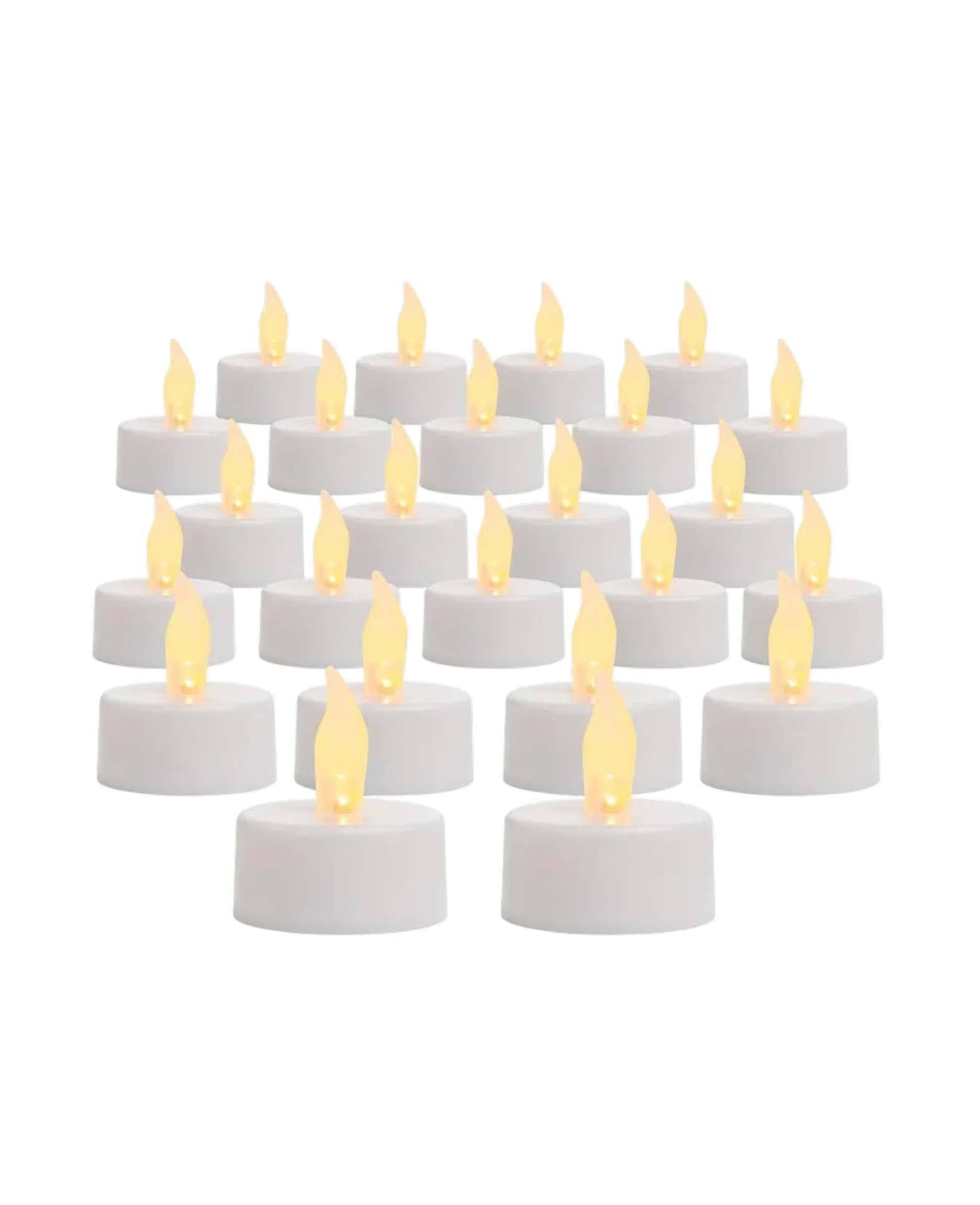 LED Teelichter Set, Warmweiss, 24 Stk.