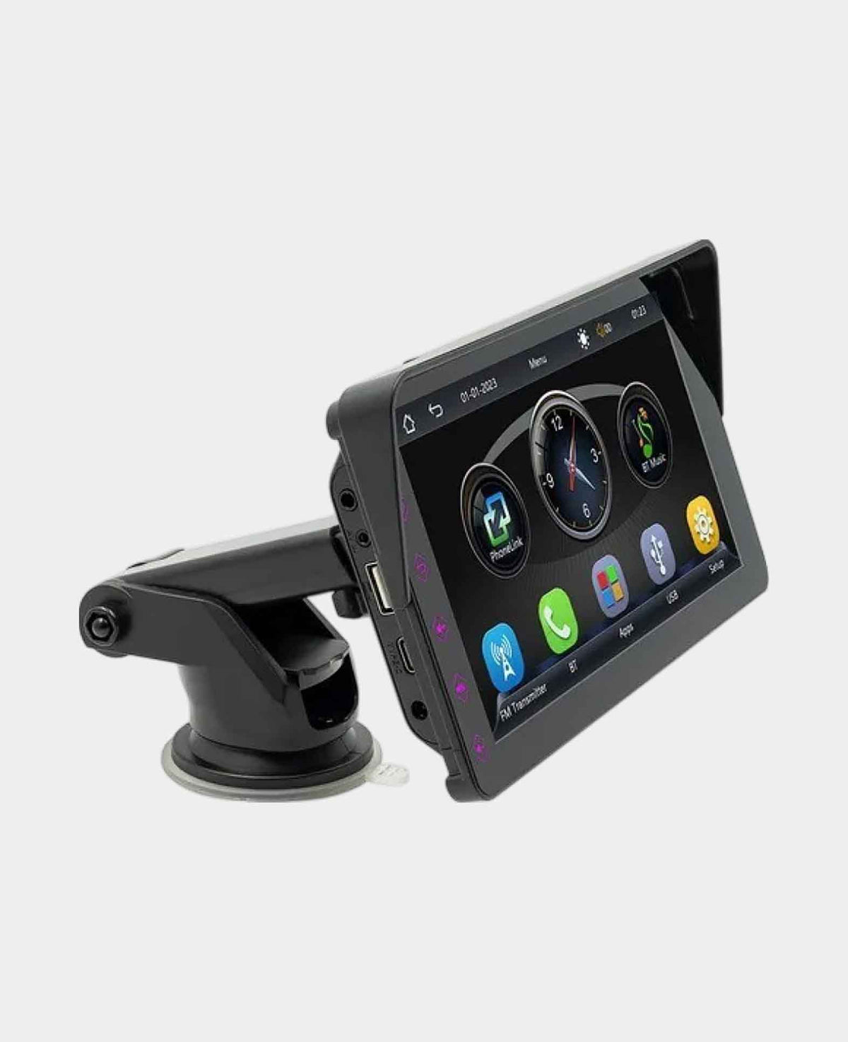 (182x104mm) Digitales Auto Radio FM Audio Transmitter Bluetooth