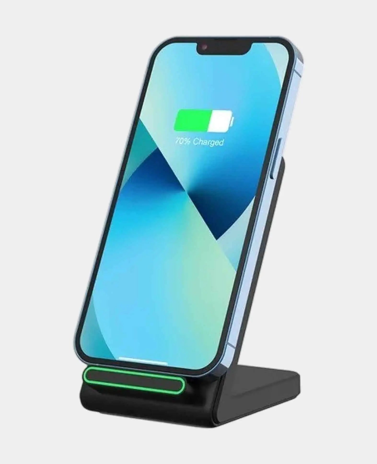 (15W) Qi Wireless Charger Inductive Charging Station - Black