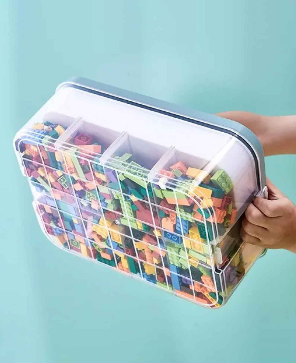 (300x225mm) Kids Building Block Organizer Stack