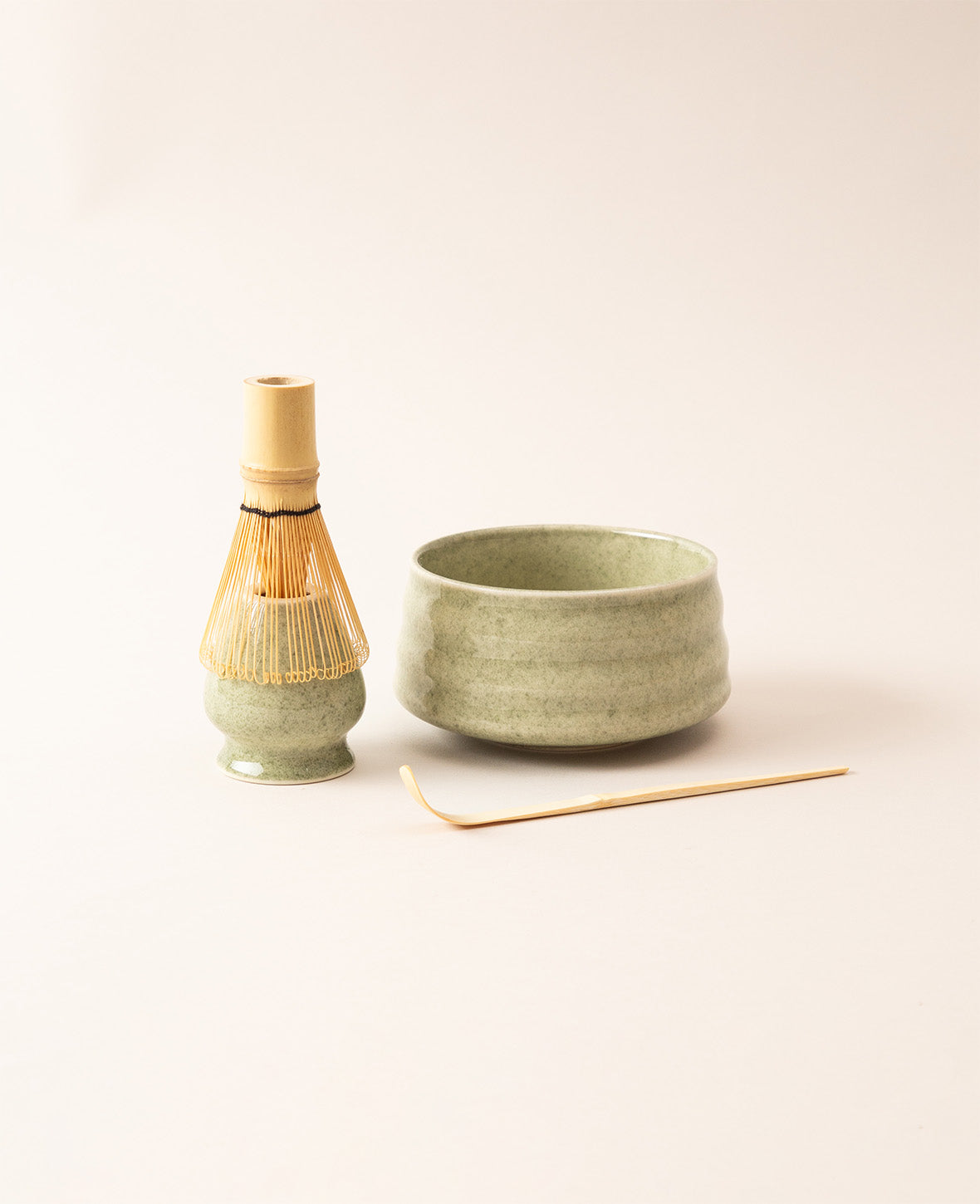 (4-piece set) Ceramic Matcha Tea Kit Japanese Tea Ceremony