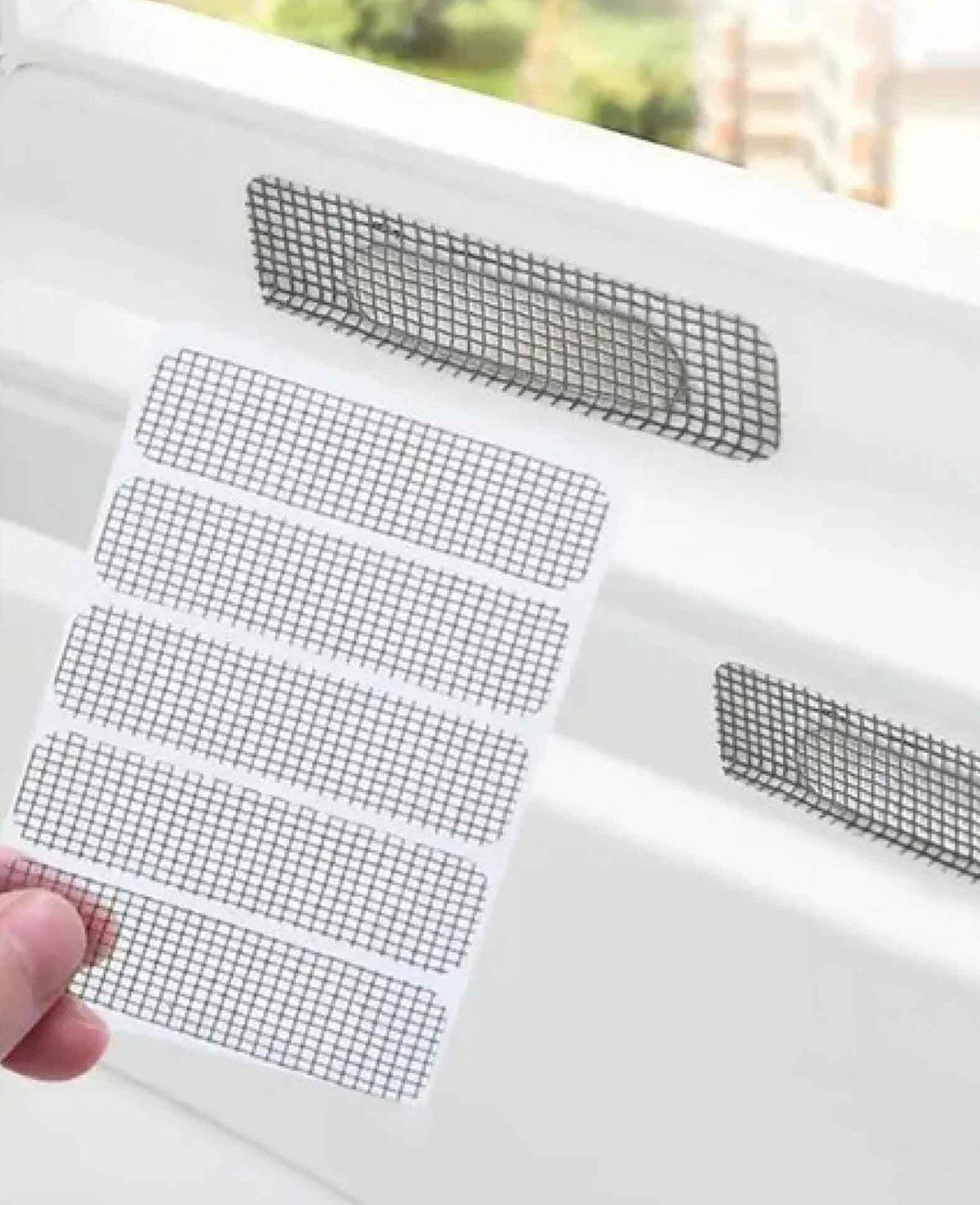 (25-piece set) 60x15mm self-adhesive mosquito net repair patches/stickers