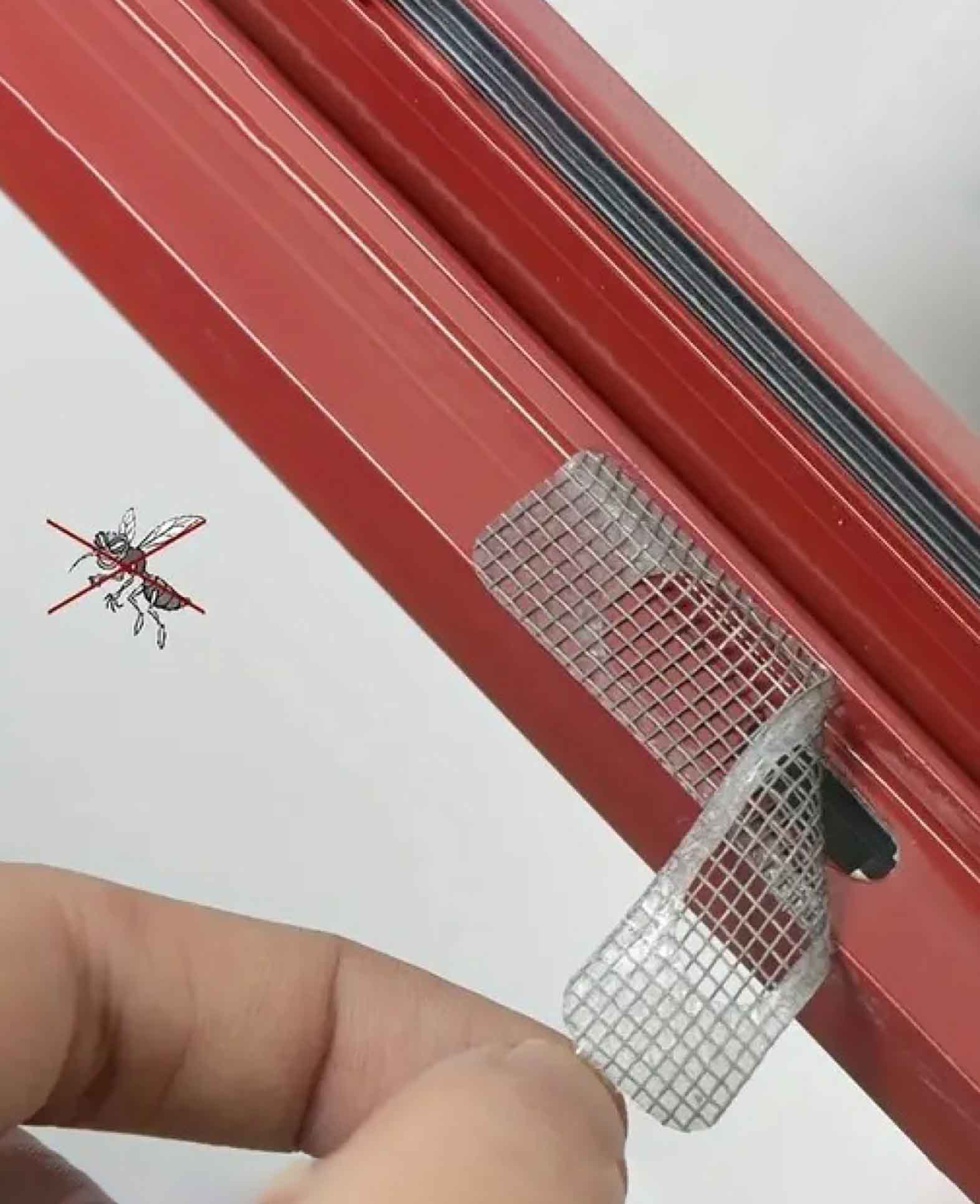 (25-piece set) 60x15mm self-adhesive mosquito net repair patches/stickers