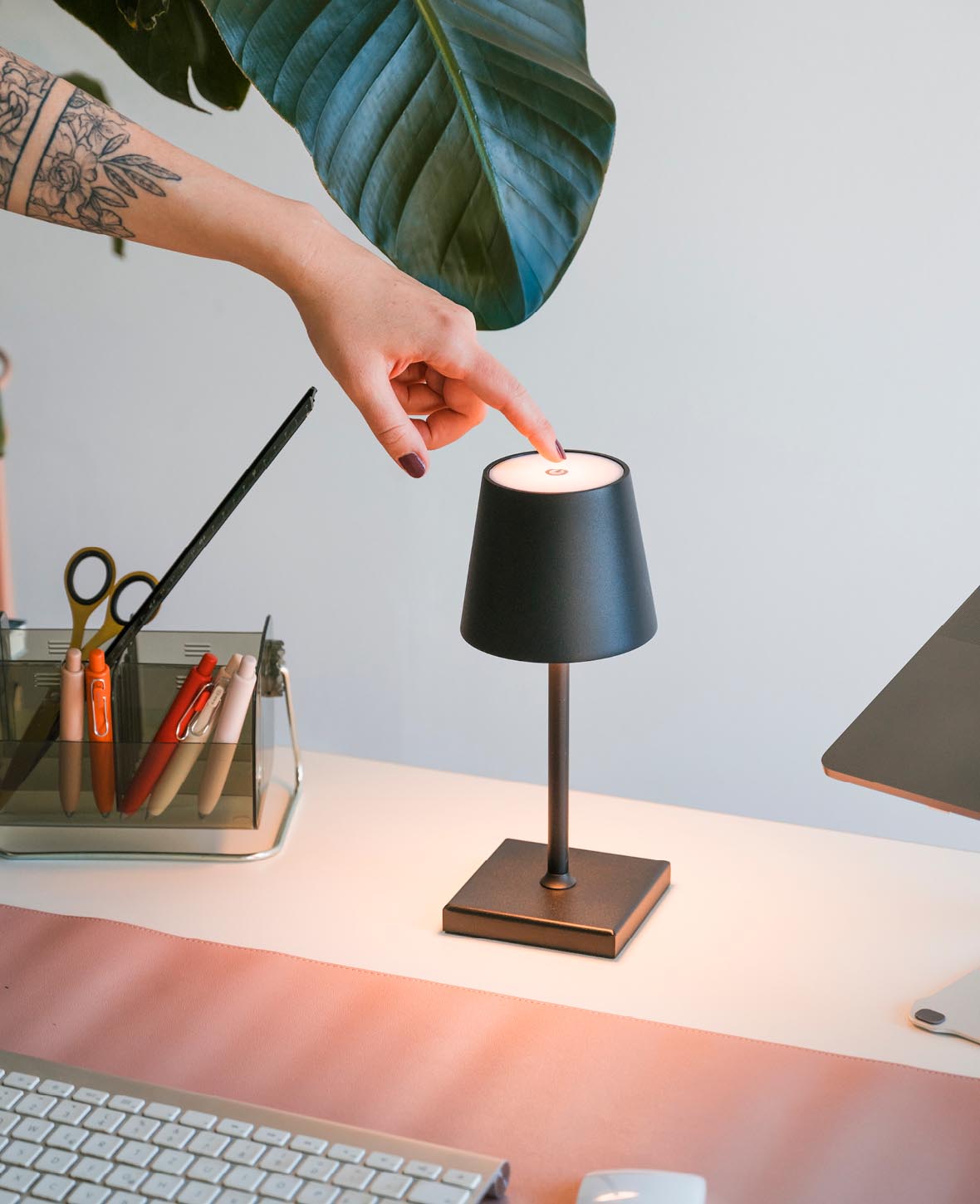 (26cm) 48 LED's Lampe de bureau Dimmable USB Lumière de décoration intérieure