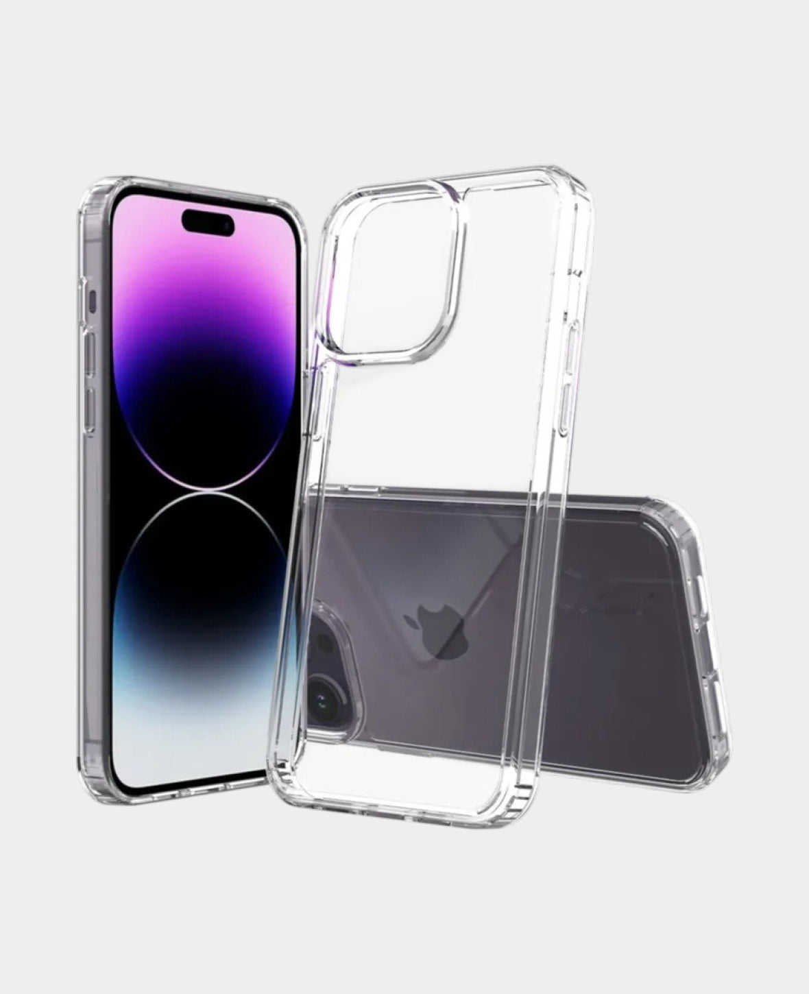 iPhone 16 Pro Hybrid Hülle TPU Bumper mit Acryl Rückseite - Transparen