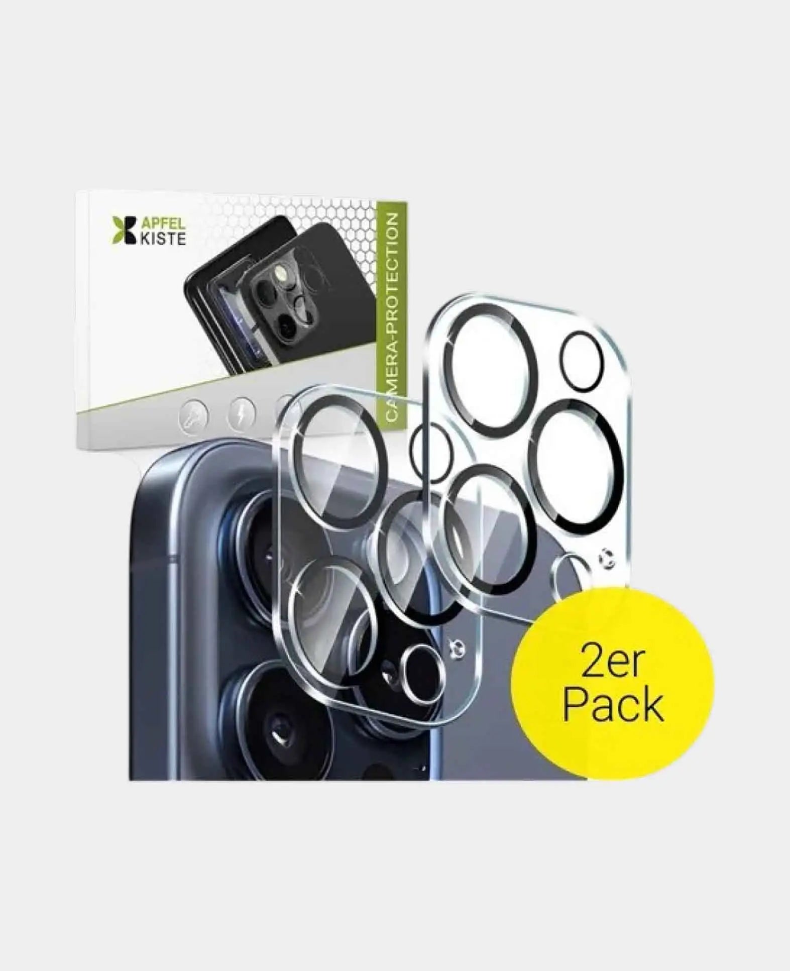Apfelkiste - (2er Set) iPhone 16 Pro / iPhone 16 Pro Max Kamera Objekt