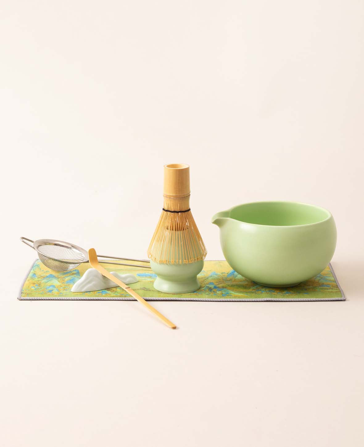 (7-piece set) Ceramic Matcha Tea Kit Japanese Tea Ceremony Accessories