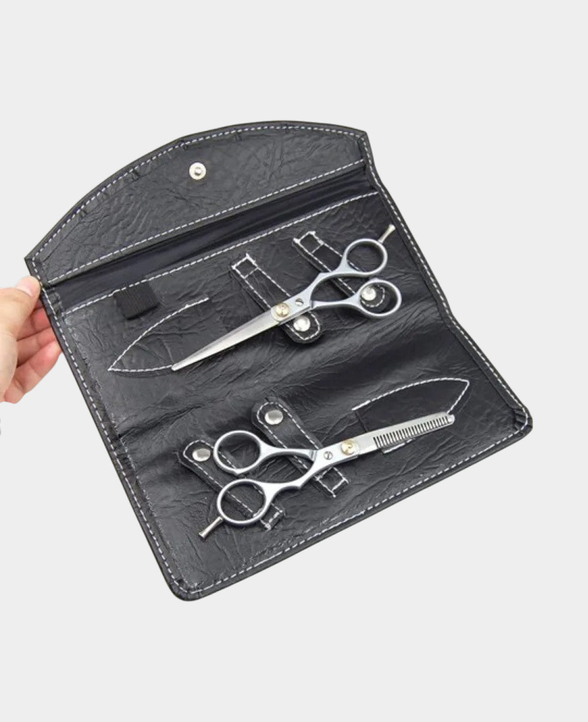 (2-tlg. Set) 15cm Edelstahl Haarscheren Coiffeur