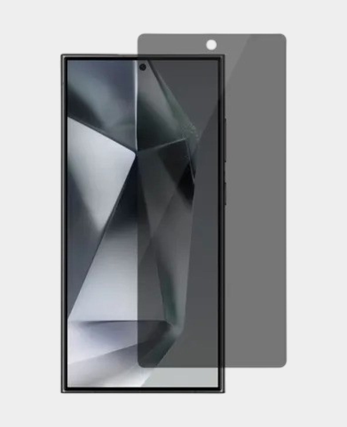 Samsung Galaxy S25 Ultra Privacy Vollbild Panzer Glas Folie