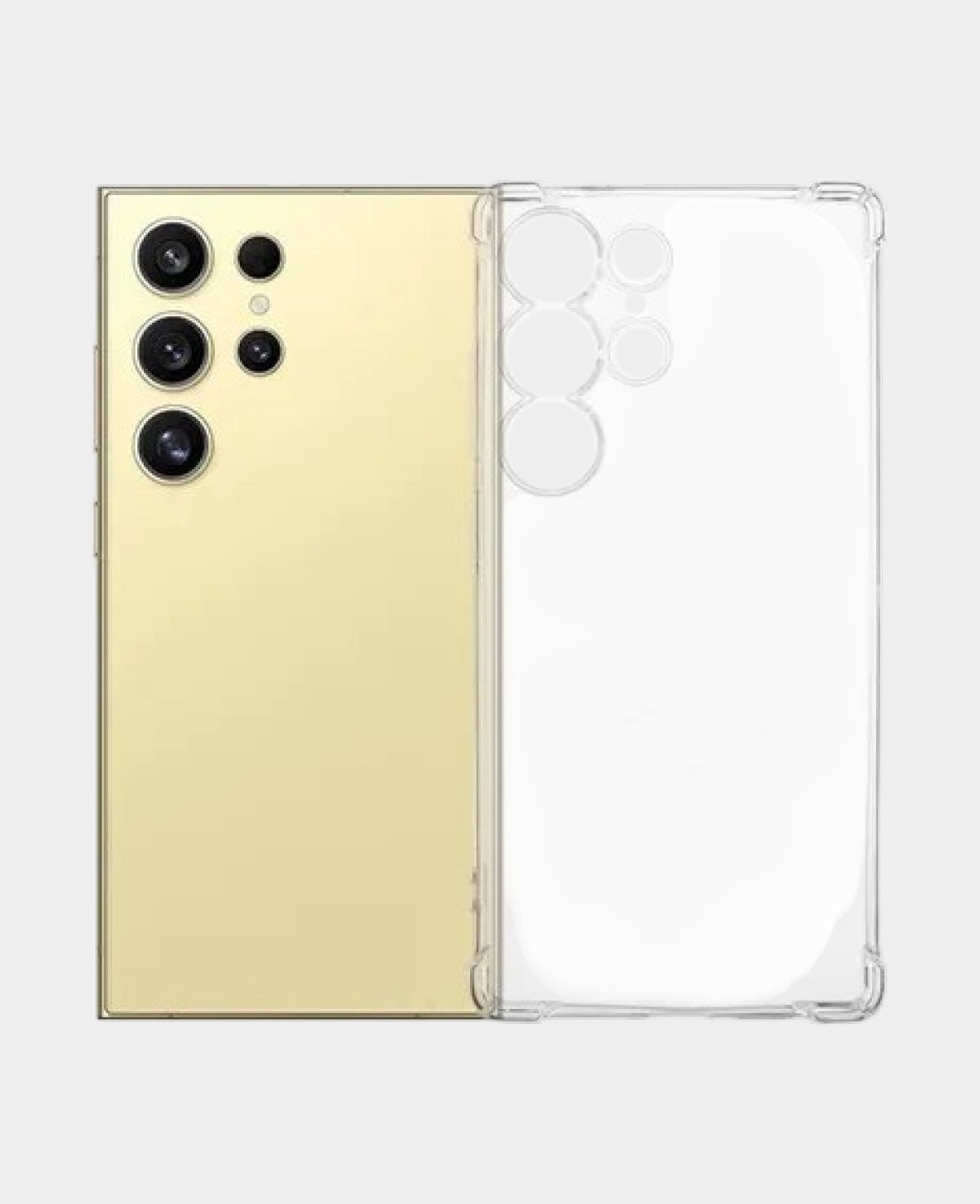 Samsung Galaxy S25 Ultra Rubber Case Air Cushion - Transparent