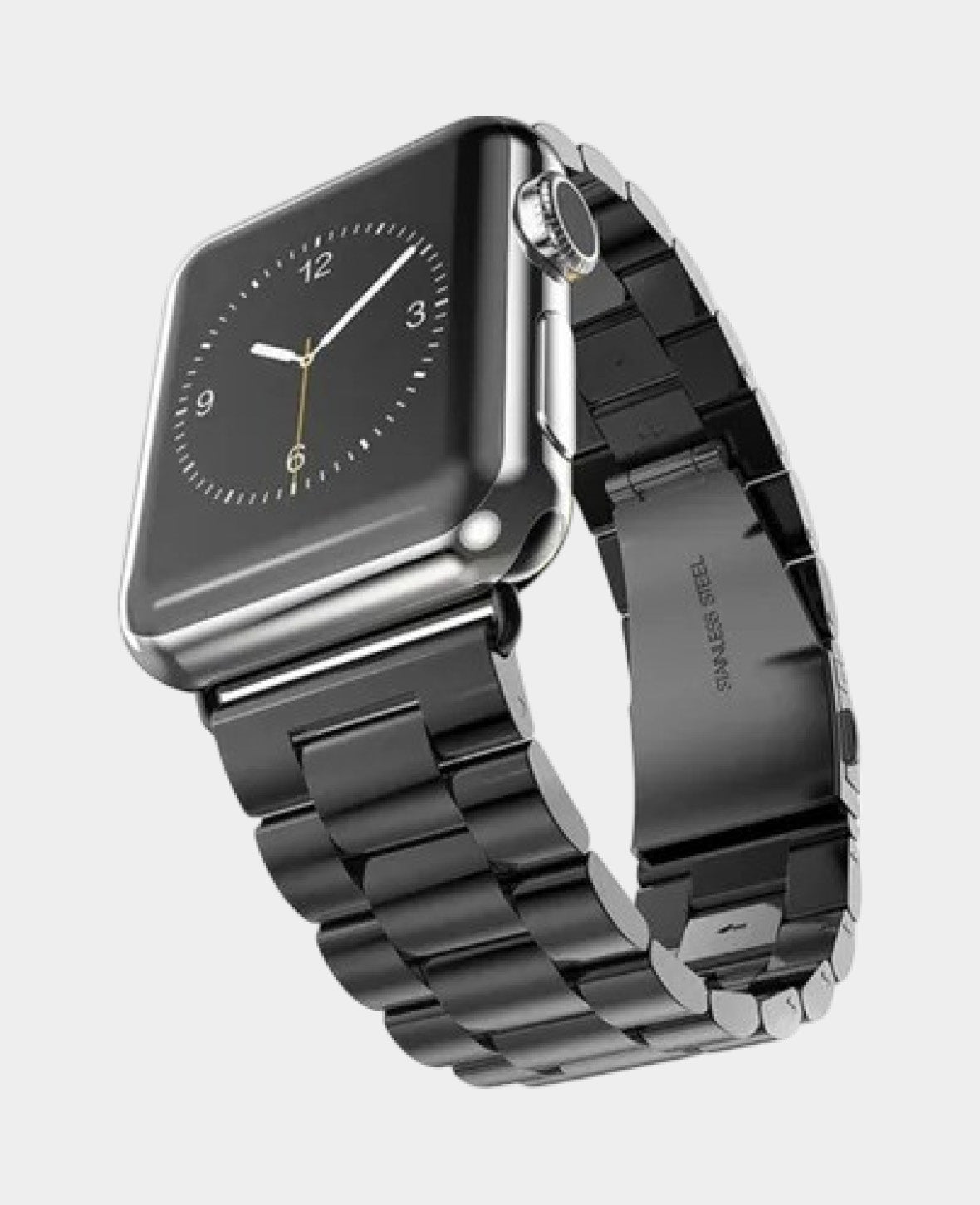Apple Watch (49/46/45/44mm) Classic Stainless Steel Band - Black