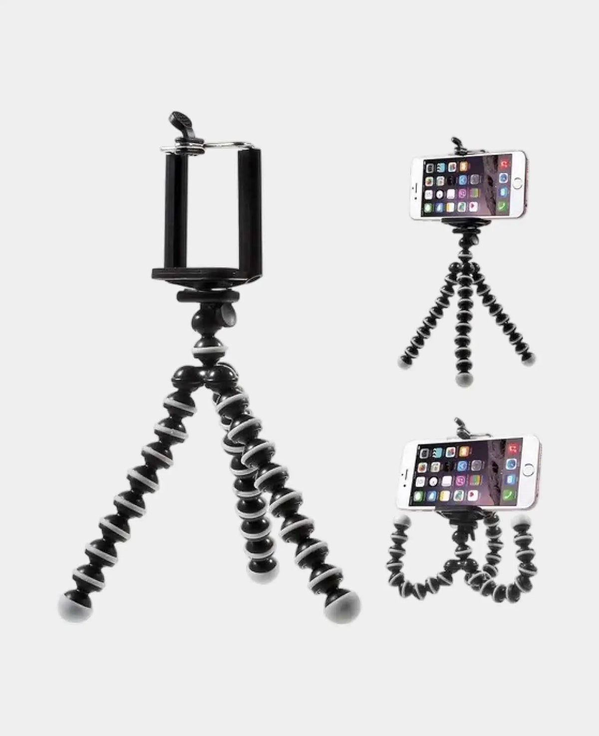 (17cm) Trépied universel pour téléphone portable Support de téléphone portable - Noir
