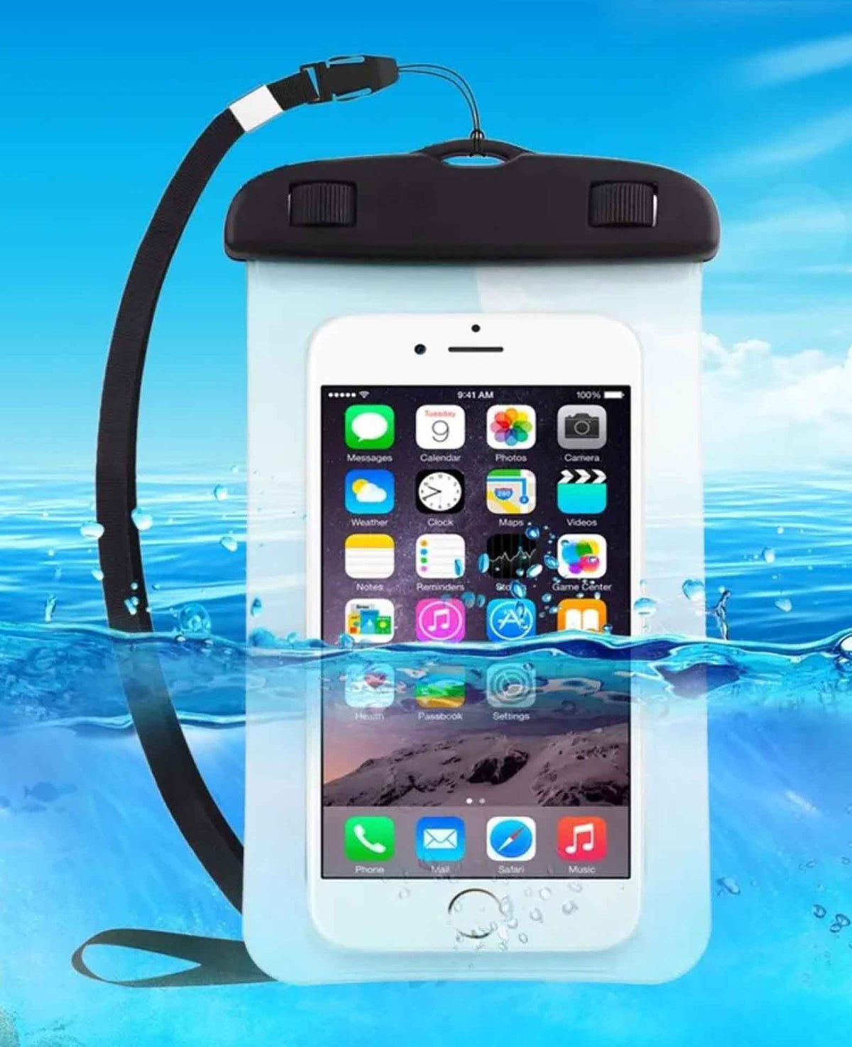 Waterproof Universal 6.5 Smartphone Dry Bag Protective Case IPX8