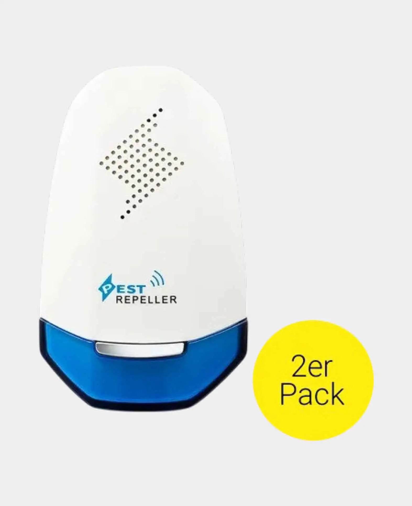 (Set of 2) Ultrasonic Pest Repeller Electronic Mosquito and Mo