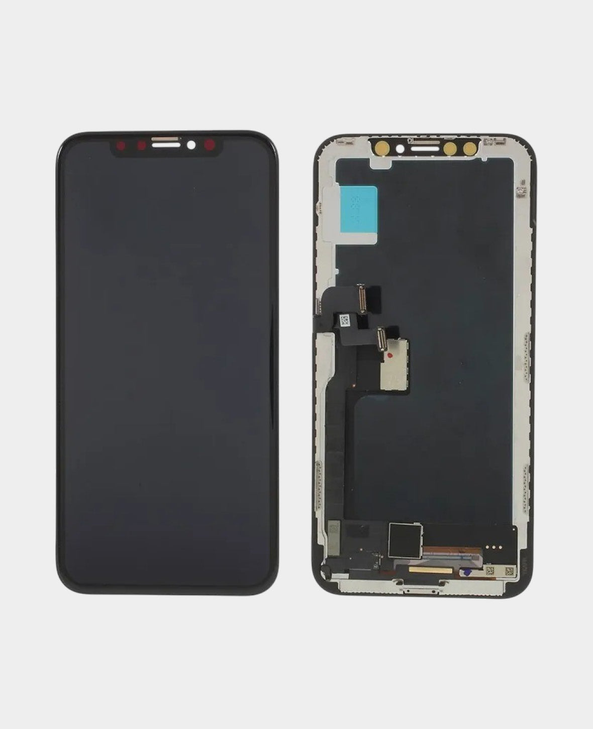 iPhone X Ersatzdisplay (Digitizer, LCD, Rahmen) - Schwarz