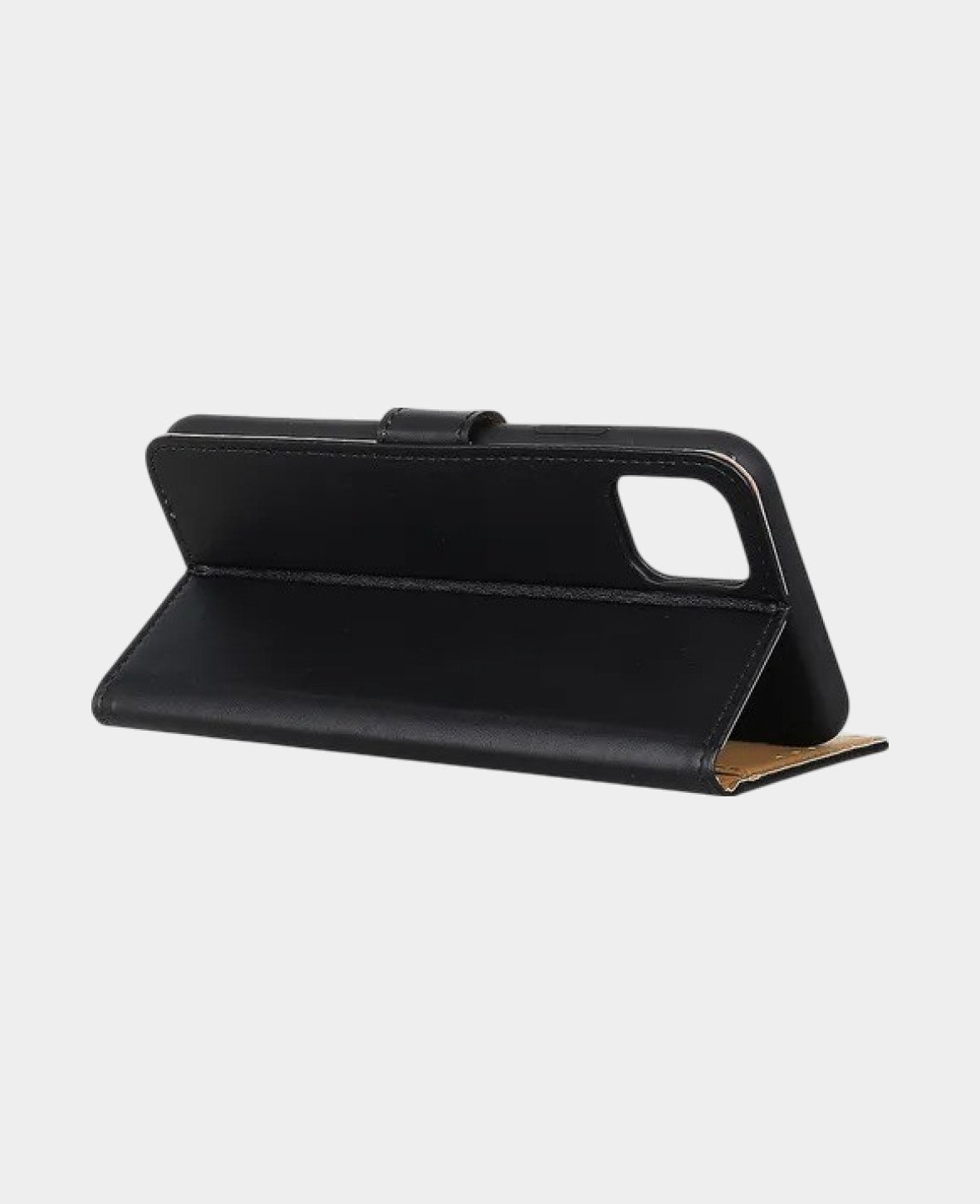 iPhone 11 Leather Wallet Case Flip Cover with Card Slots - Black