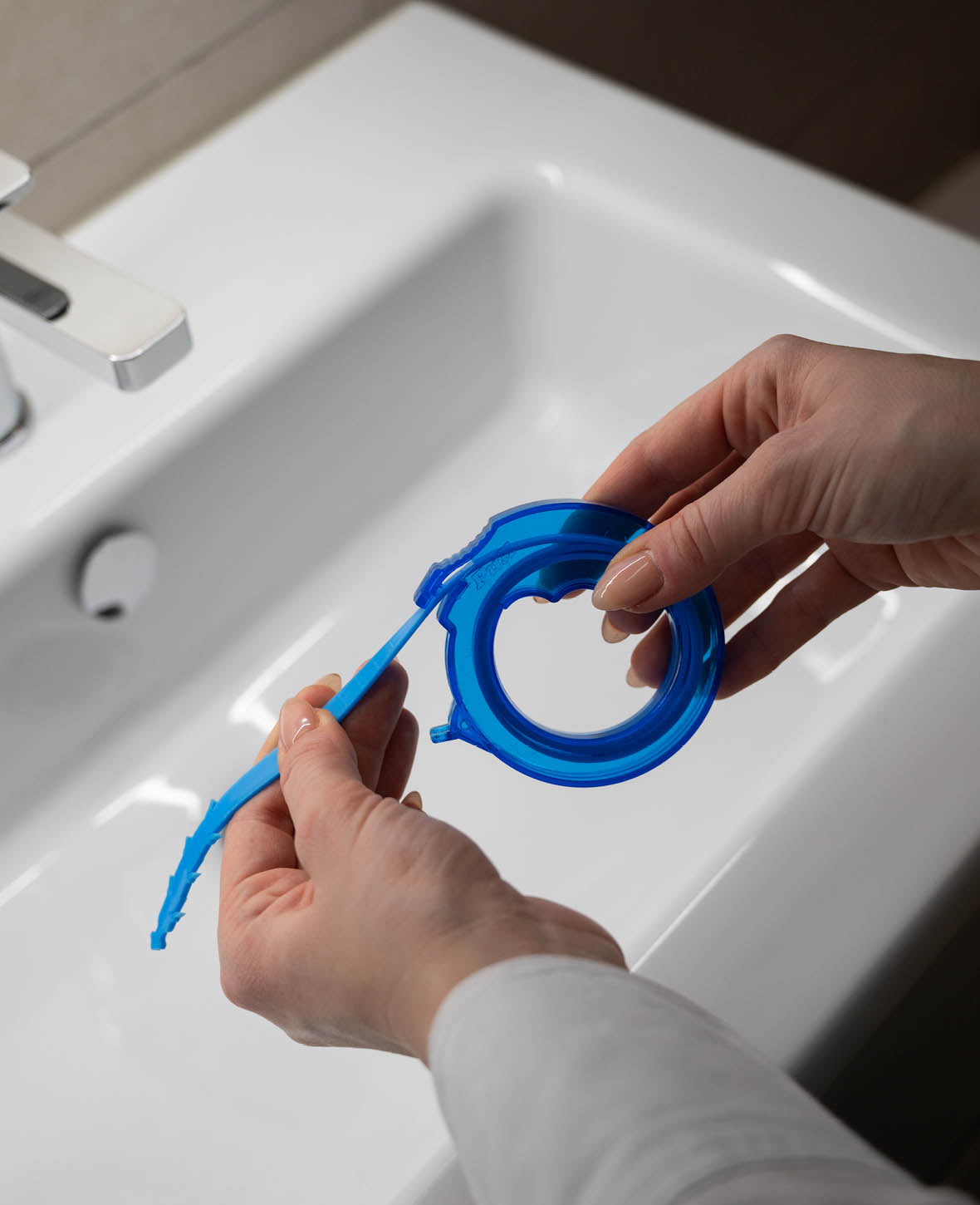 (43cm) Drain auger pipe cleaner cleaning tool shower kitche