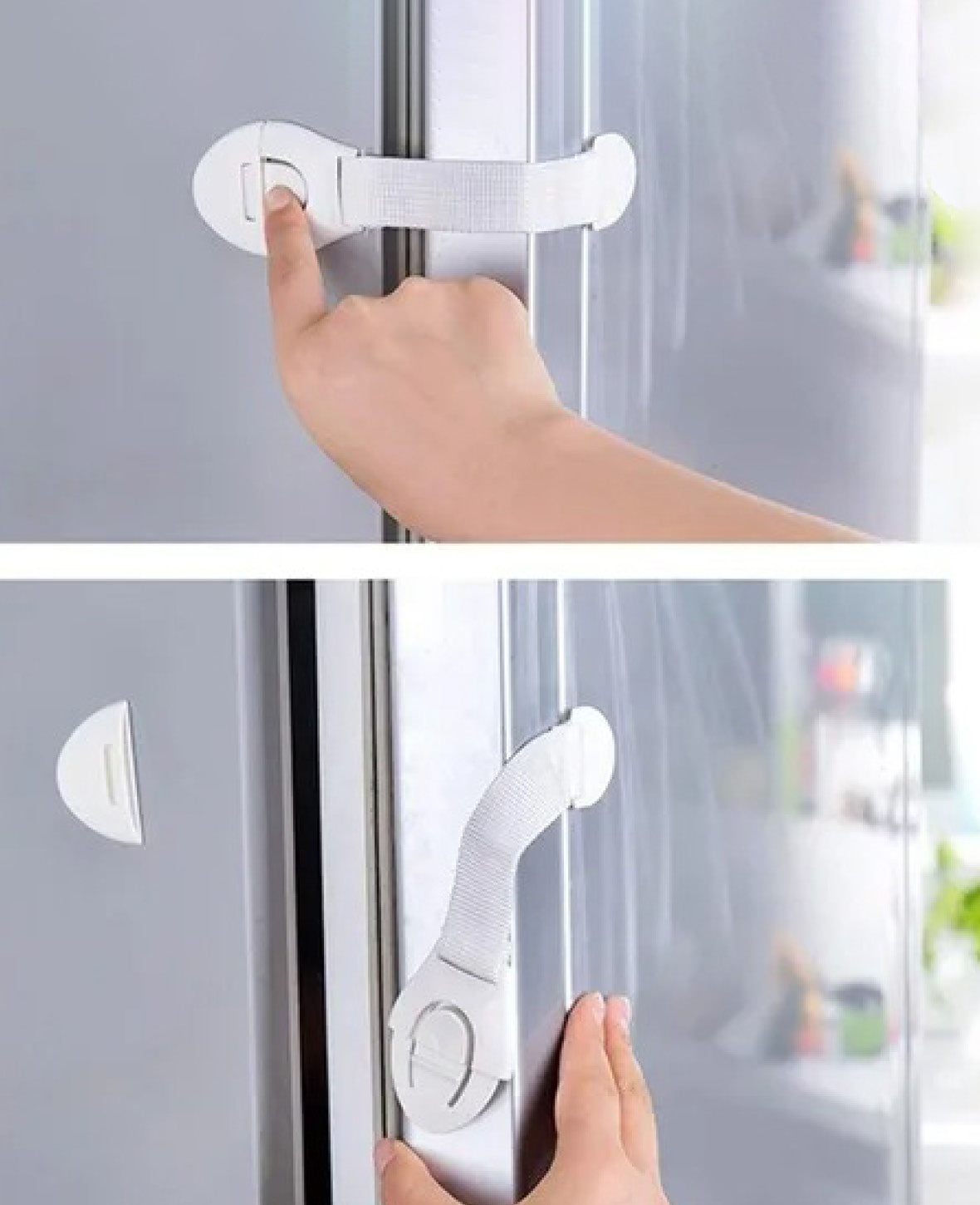 (Set of 10) Universal Child Safety Locks Self-Adhesive