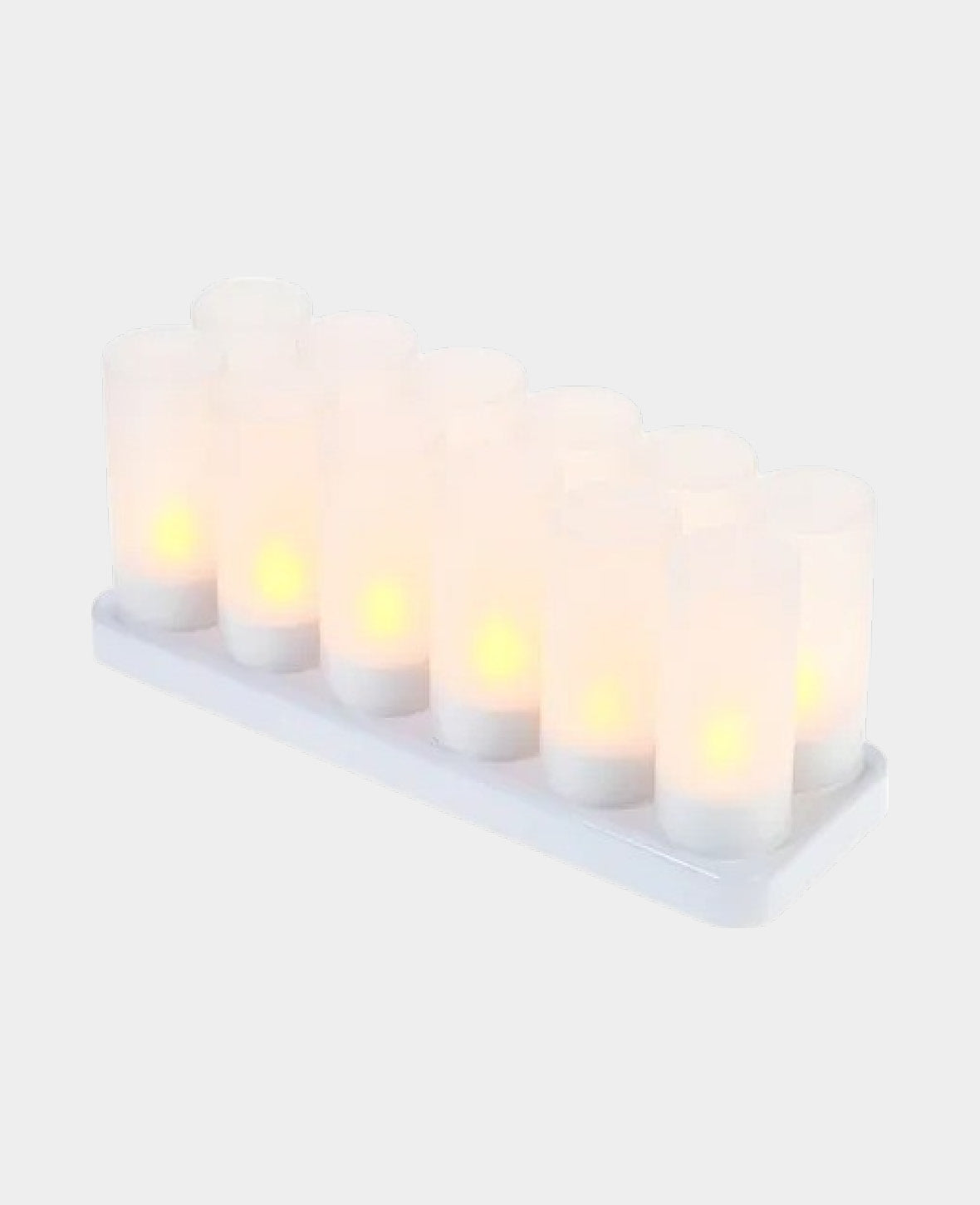 (Lot de 12) Bougies chauffe-plat LED vacillantes 2 en 1 Décoration Ambiance Maison