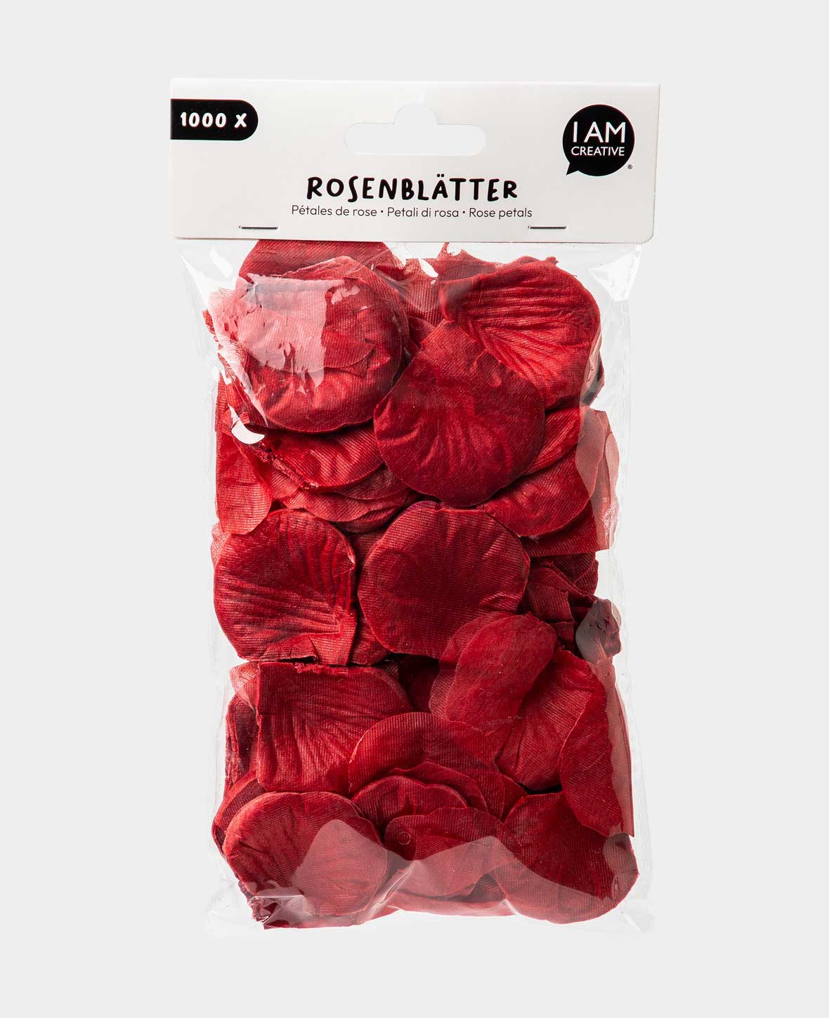 Romantic Rose Petal Flower Blossom Party Decor - Red, 1000 pcs.