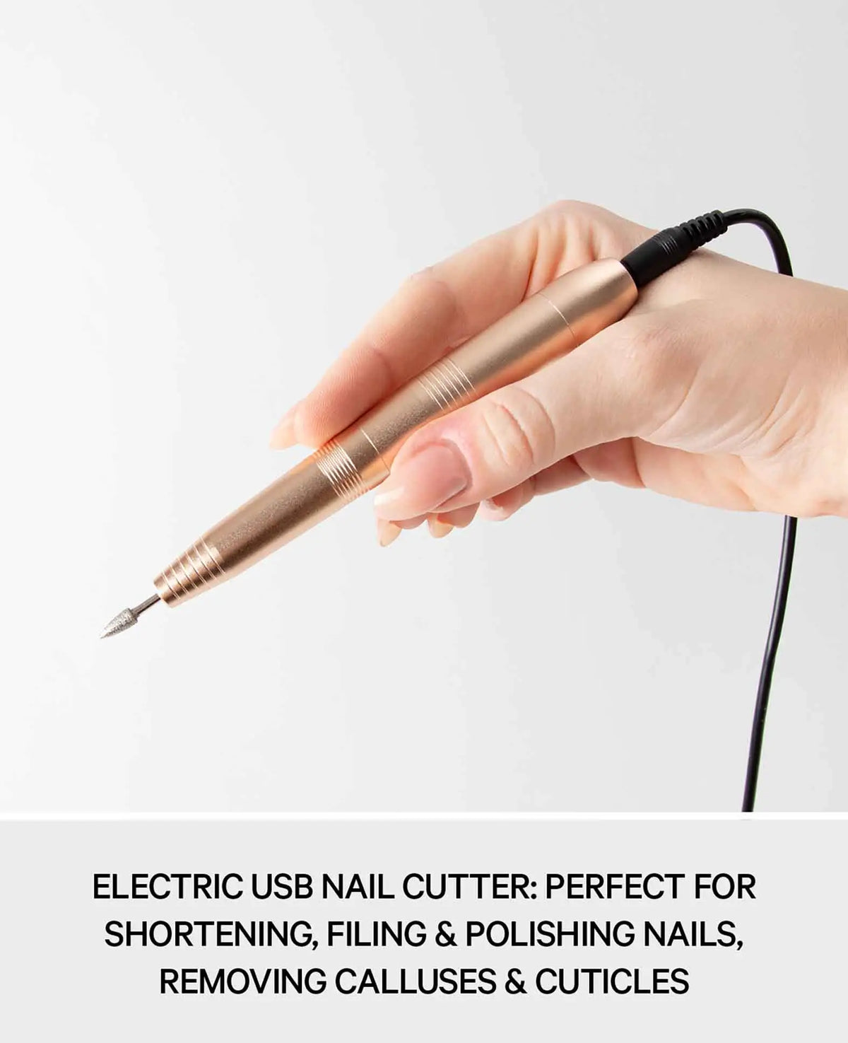 (12in1) Elektrische USB Nagelfräse Nagelpflege Polierwerkzeug Maniküre