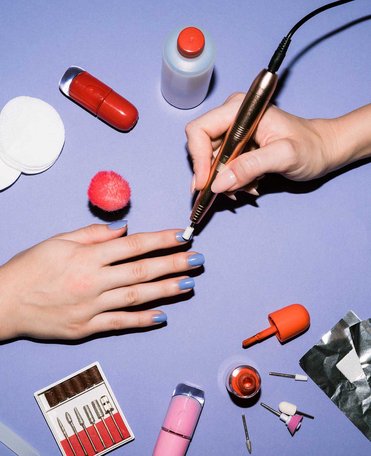 (12in1) Elektrische USB Nagelfräse Nagelpflege Polierwerkzeug Maniküre