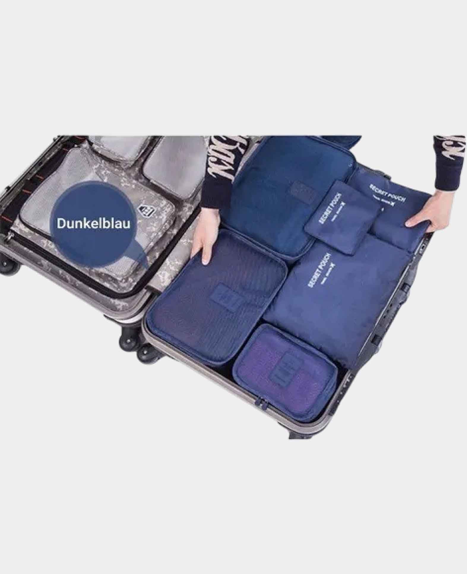 6-in-1 Splashproof Suitcase Organizer Travel Luggage Compression Set