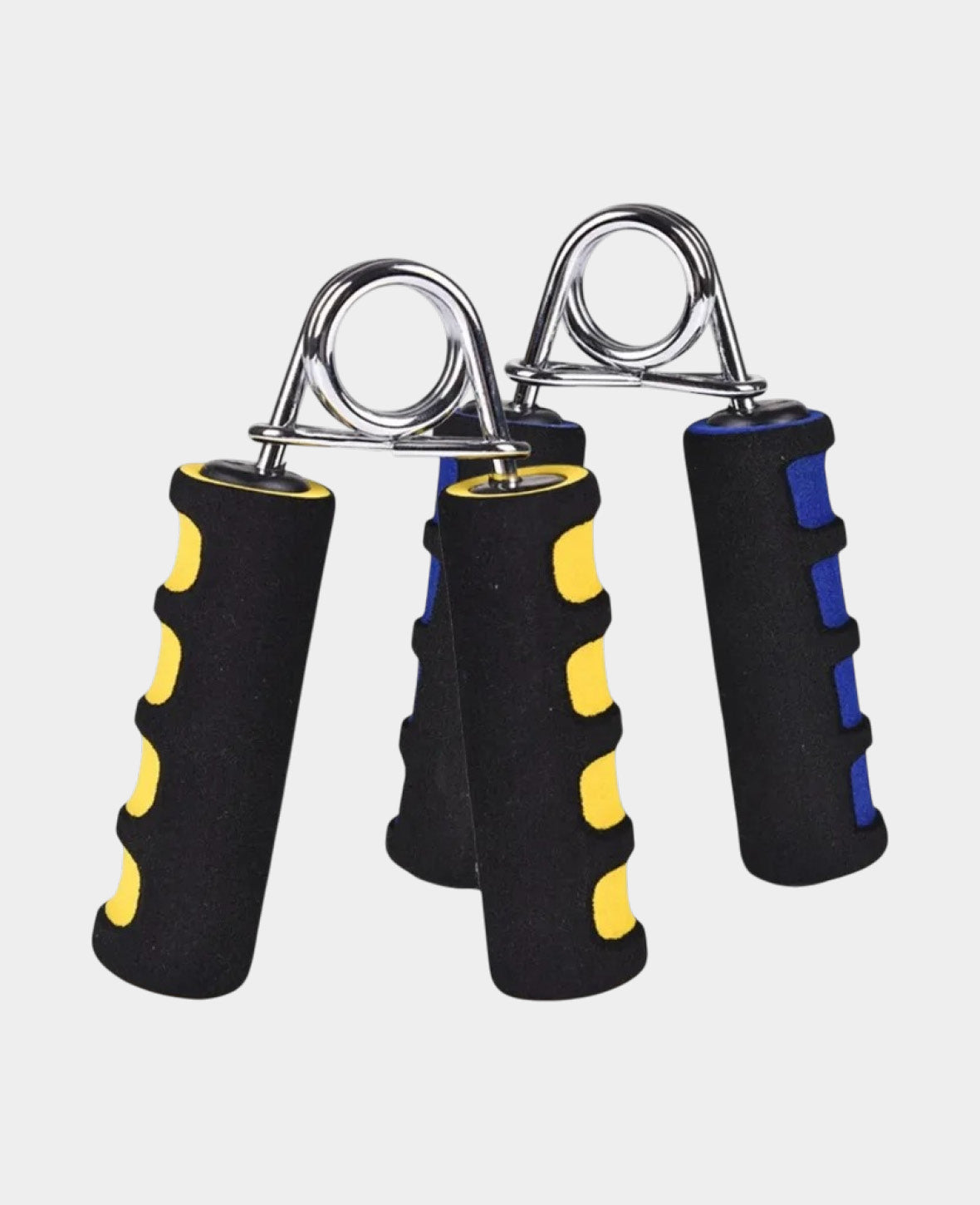(Set of 2) Padded Spring Grip Muscle Trainer Fi