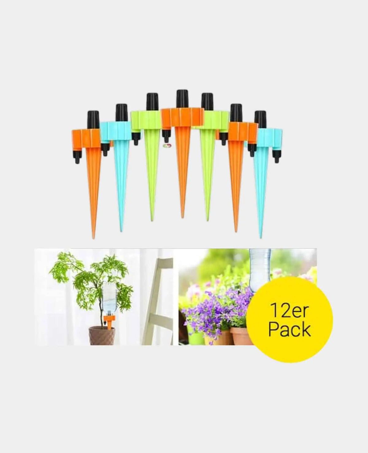(12-piece set) Automatic Plant Watering System Water Bottle Connector