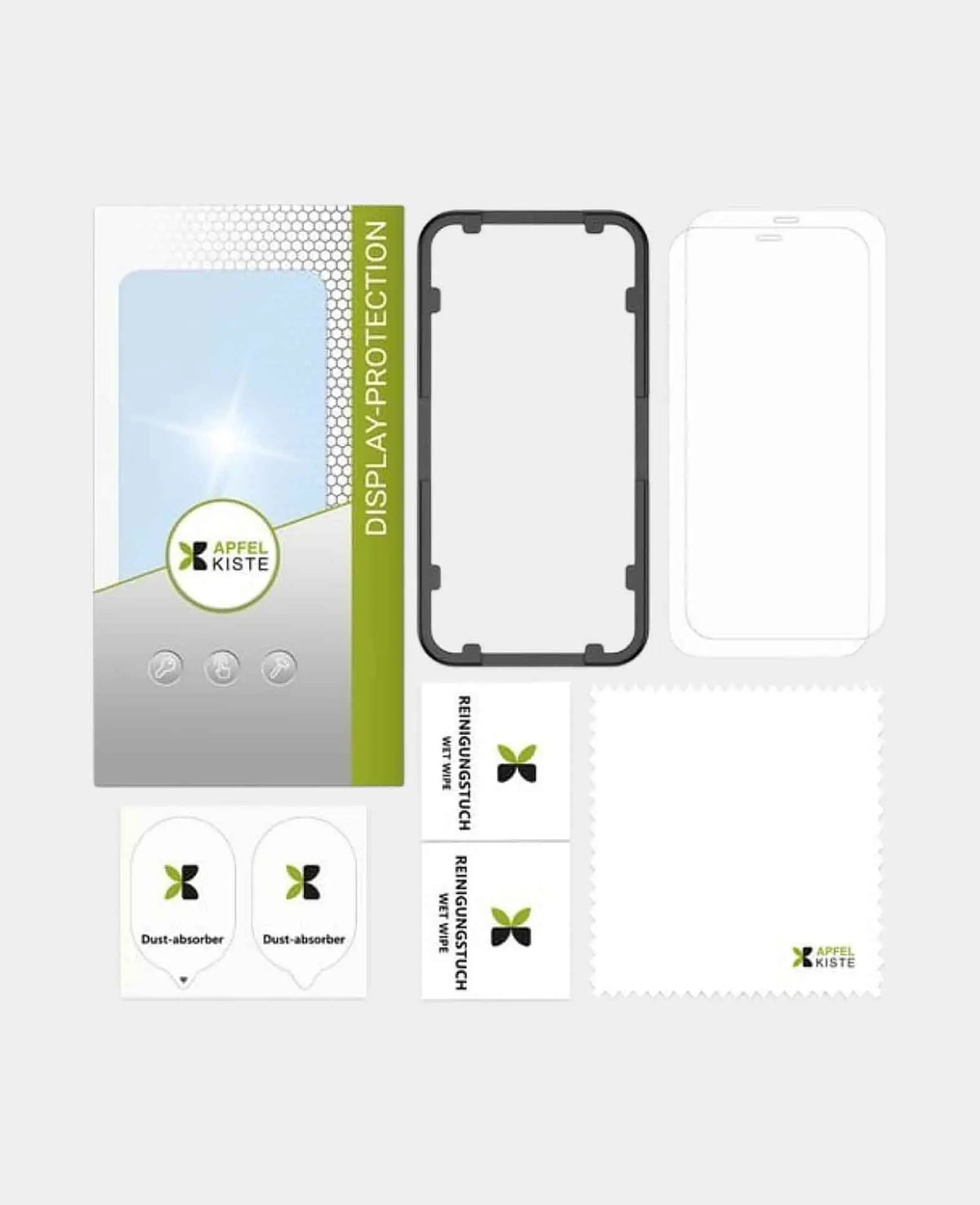 Apple Crate - (2-pack) Samsung Galaxy S21 5G Tempered Glass Display + Mon