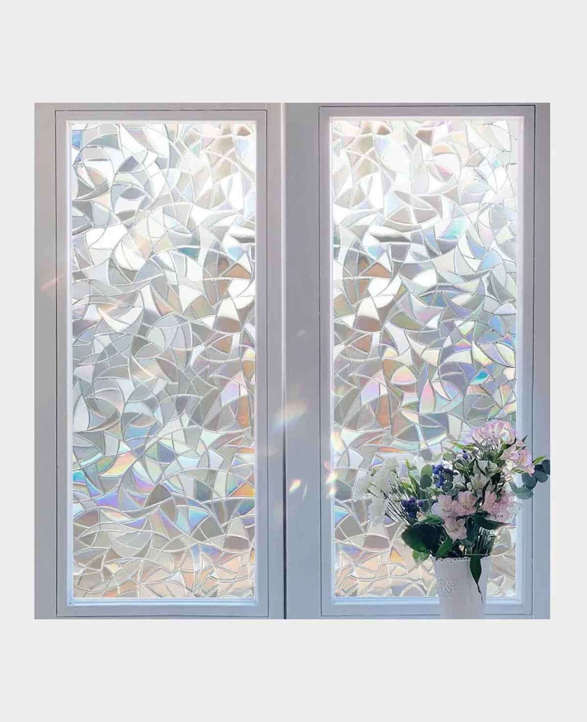 (60x200cm) 3D Deko Fensterfolie Regenbogen Effekt