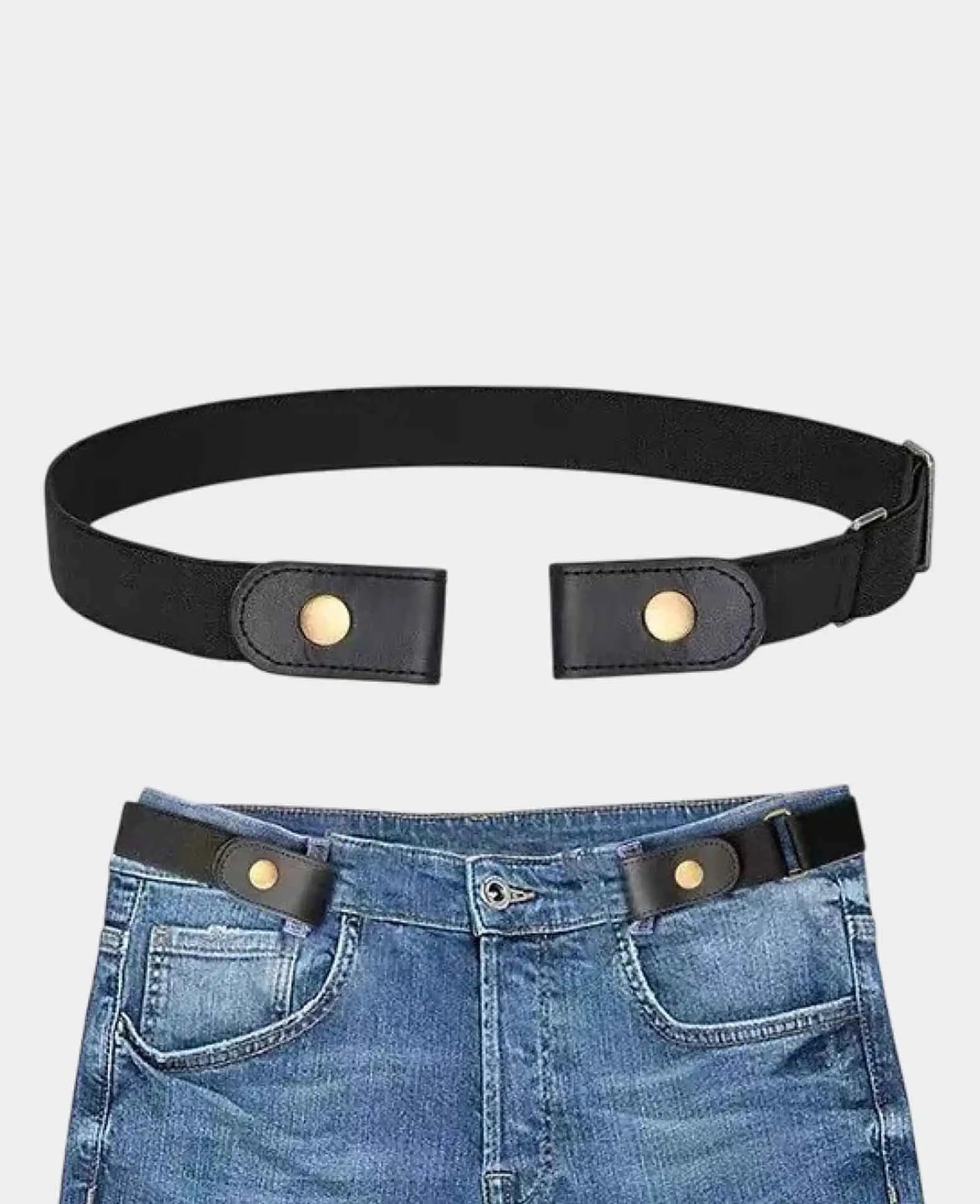 (70-140cm) Elastic Invisible Stretch Belt Buckle-Free Reinfor