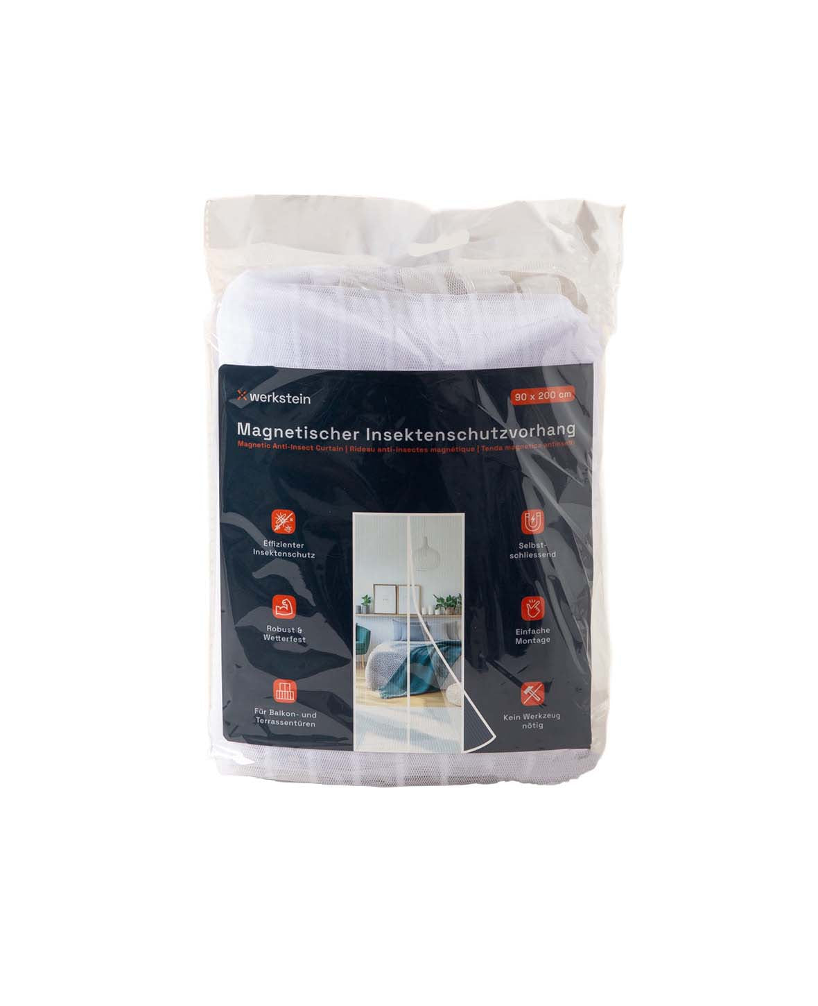 (90x200cm) Magnetic Door Insect Screen Fly Curtain Mosquito Net