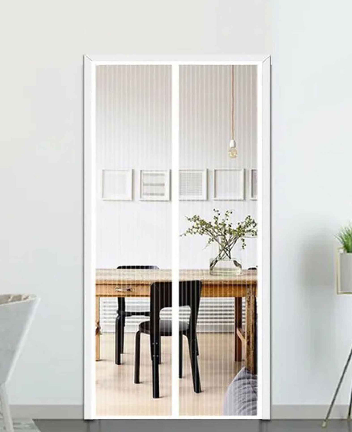 (90x200cm) Rideau moustiquaire magnétique pour porte