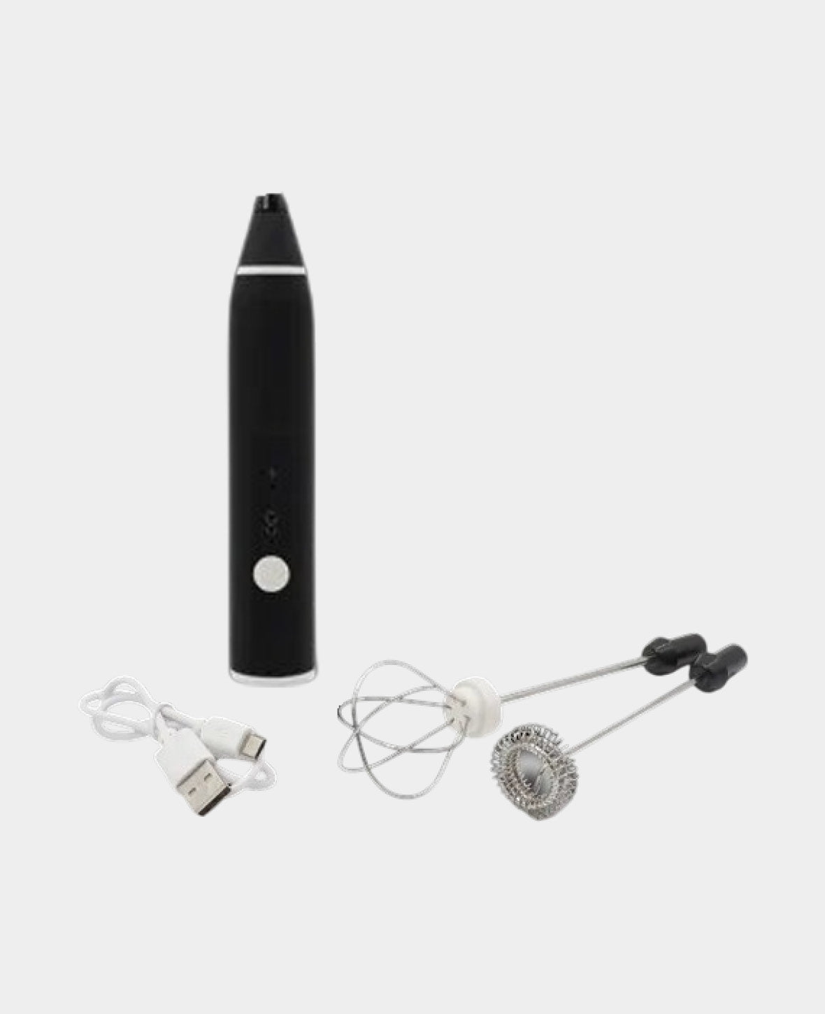 (3-piece set) USB Milk Frother Rechargeable 3-Speed