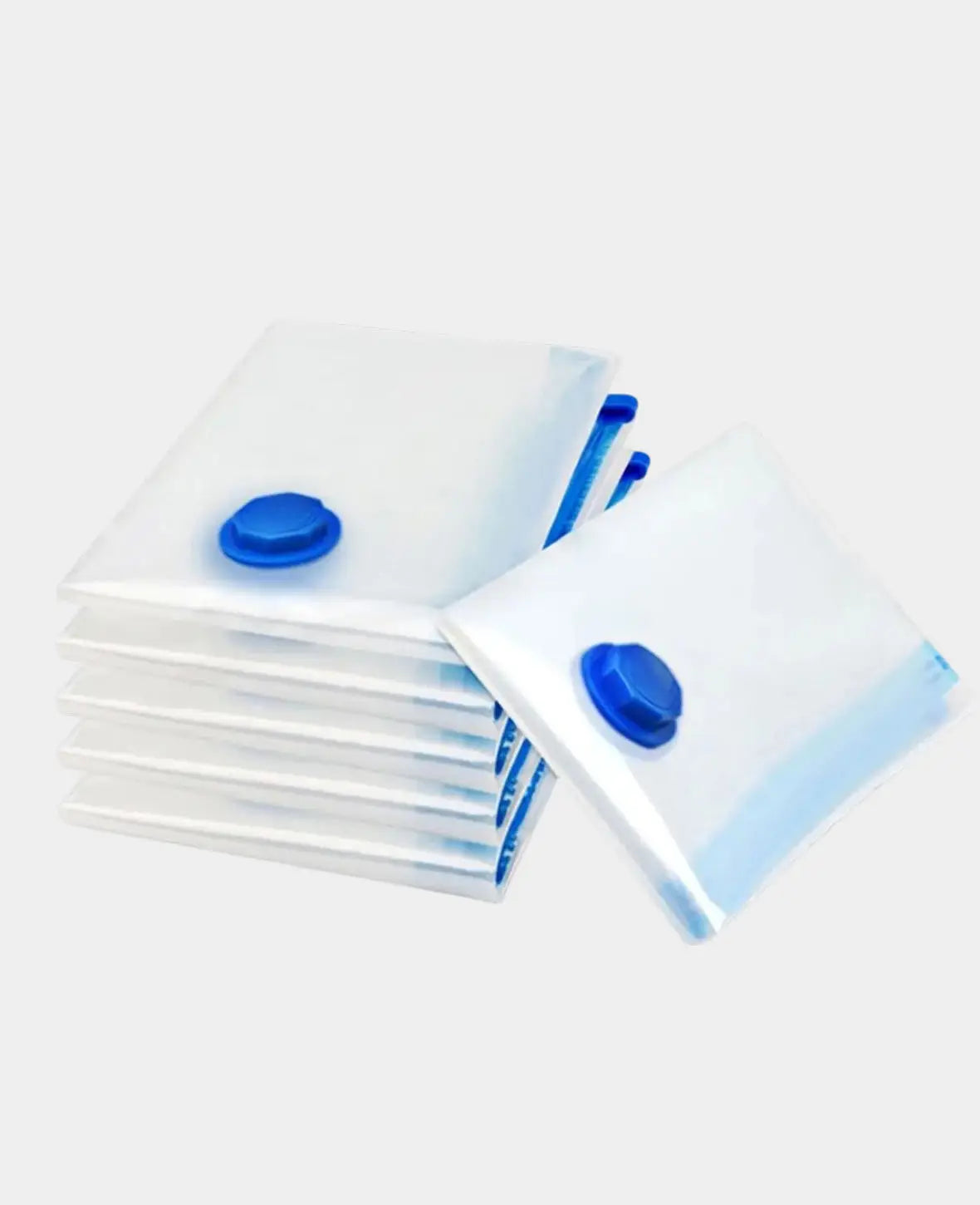 (8er Set) XXL Vacuum Bags Space Bags Compression Organizer - Transp