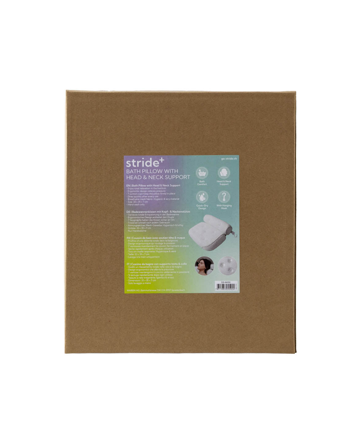(33x35x7cm) Coussin de baignoire Oreiller cervical Technologie AirMesh avec 7 S