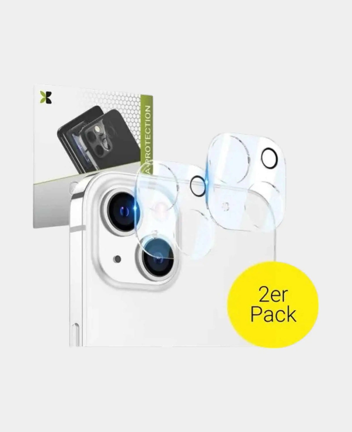 Apfelkiste - (2er Set) iPhone 13 / iPhone 13 Mini Kamera Objektiv Prot