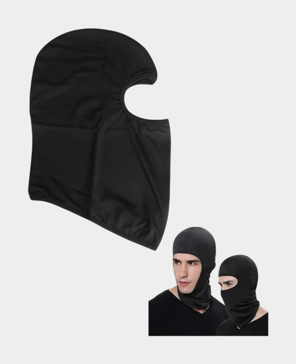 (Set of 2) Multifunctional Thermal Fleece Hat Balaclava Winter