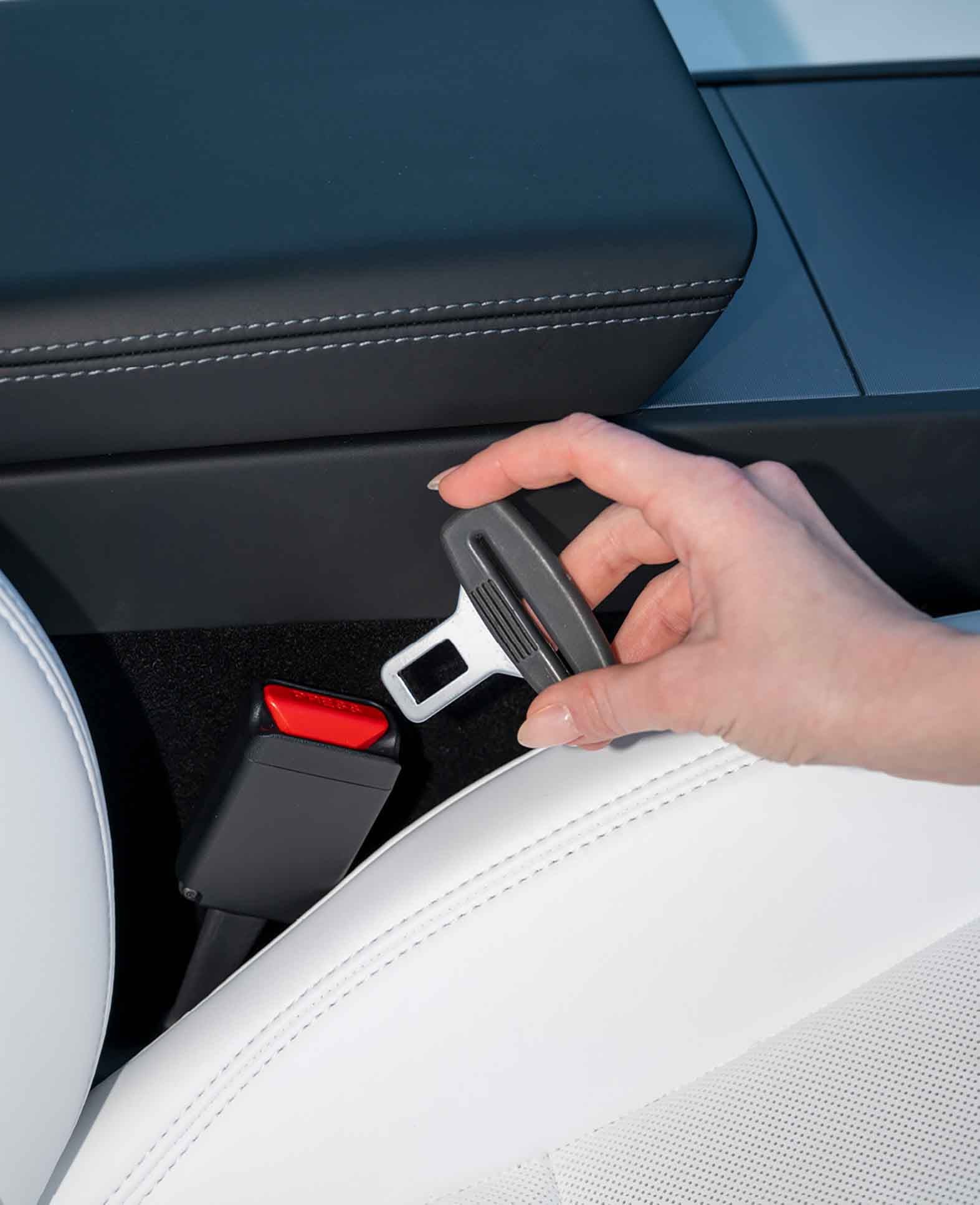 (2er Set) Universal Auto Sicherheitsgurt Stecker Anschnallgurt Zunge -